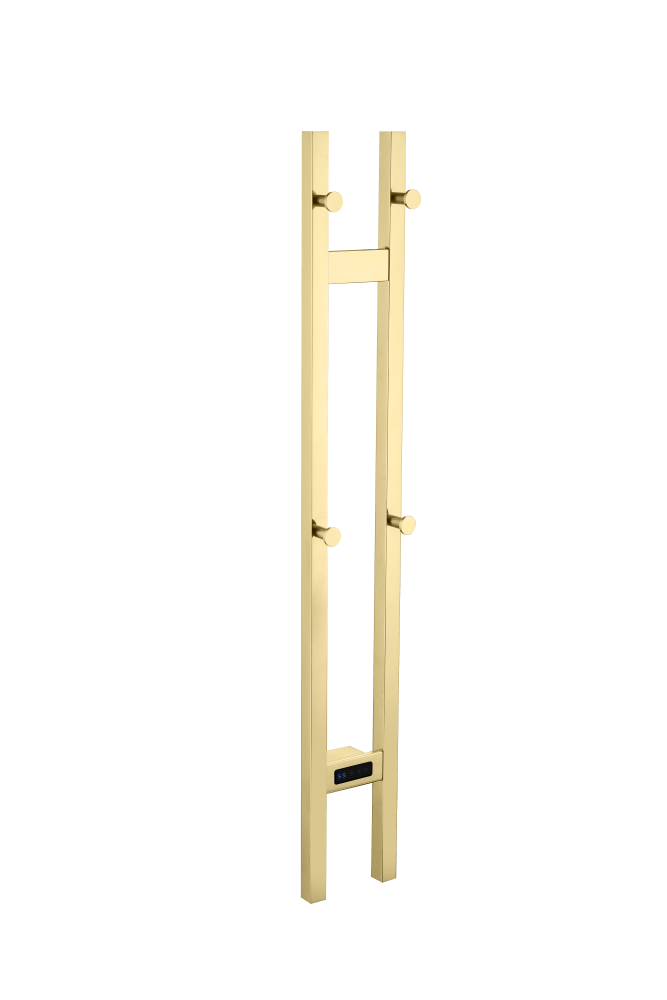 Полотенцесушитель электрический 2-трубы квадратный Boheme GOLD 728-G