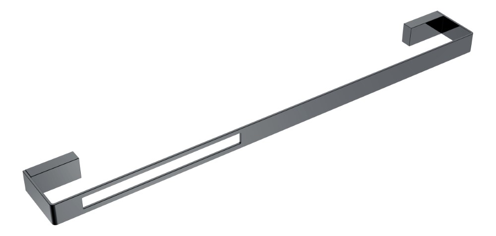 Полотенцедержатель длинный Boheme Shine Gun Metall серия Q 10942-SGM