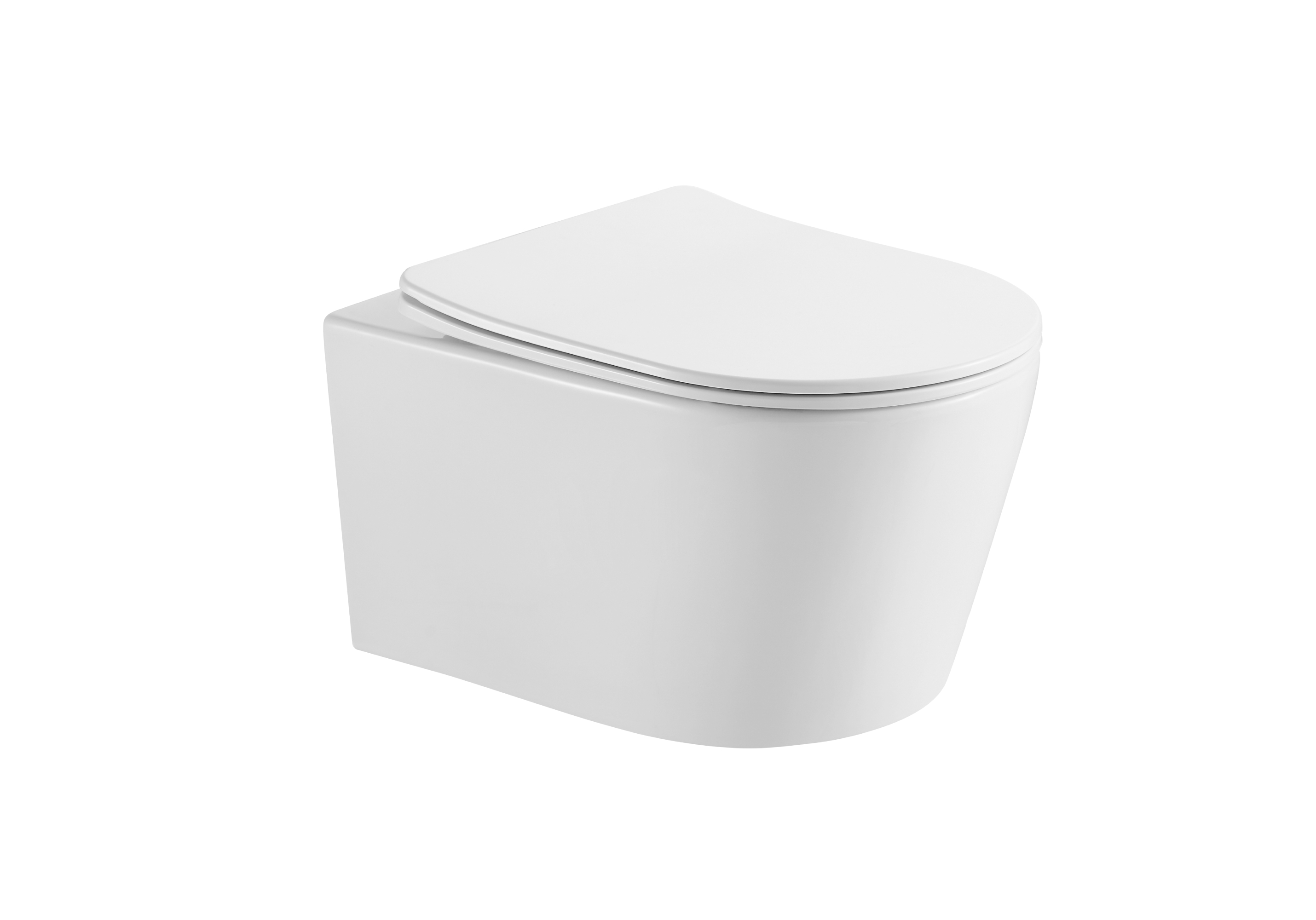 Унитаз подвесной безободковый Aquatek Оберон AQ1363W-00 с сиденьем Soft Close