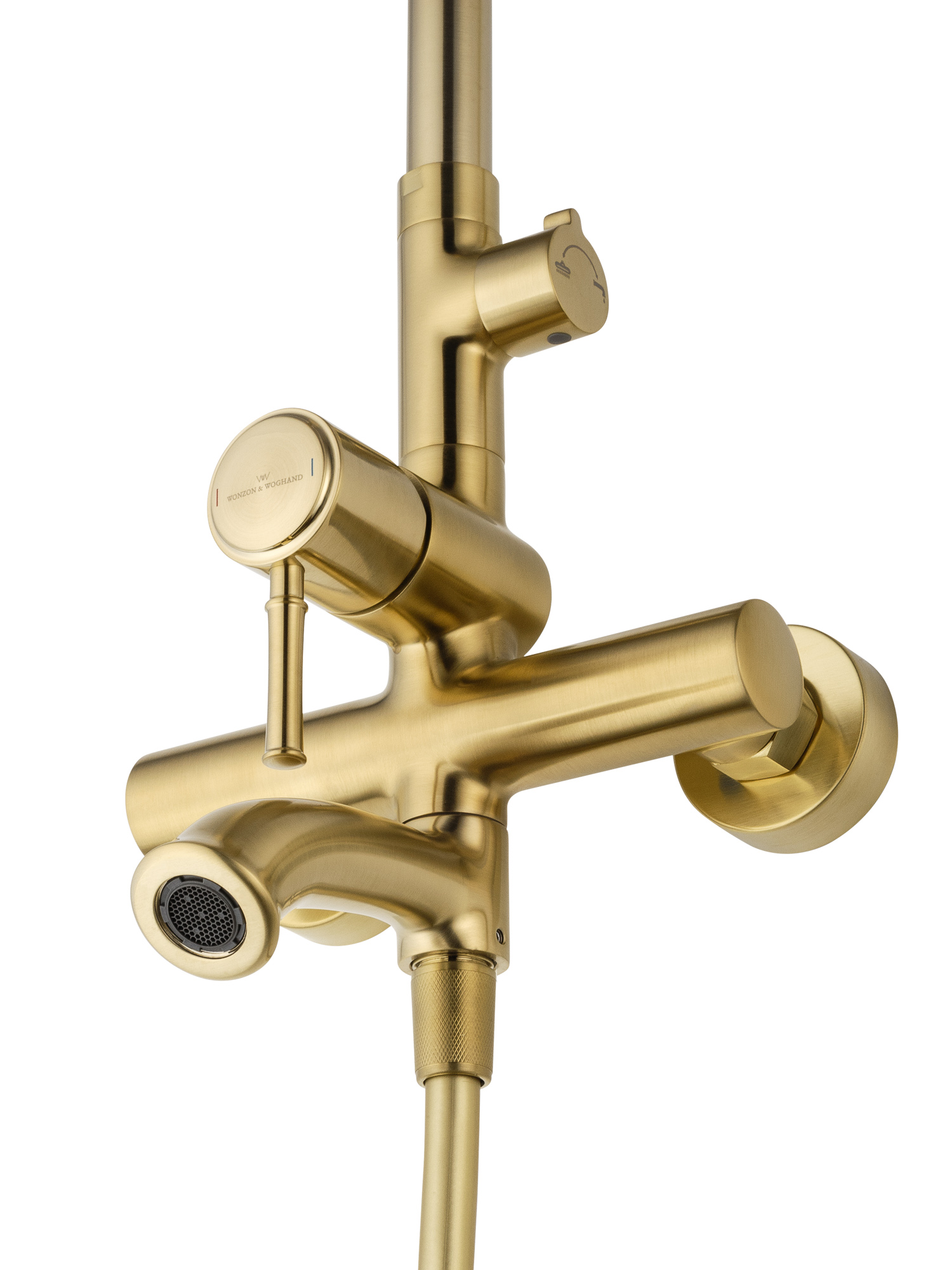 Душевая система WONZON & WOGHAND TOR, Брашированное золото WW-88047073-BG