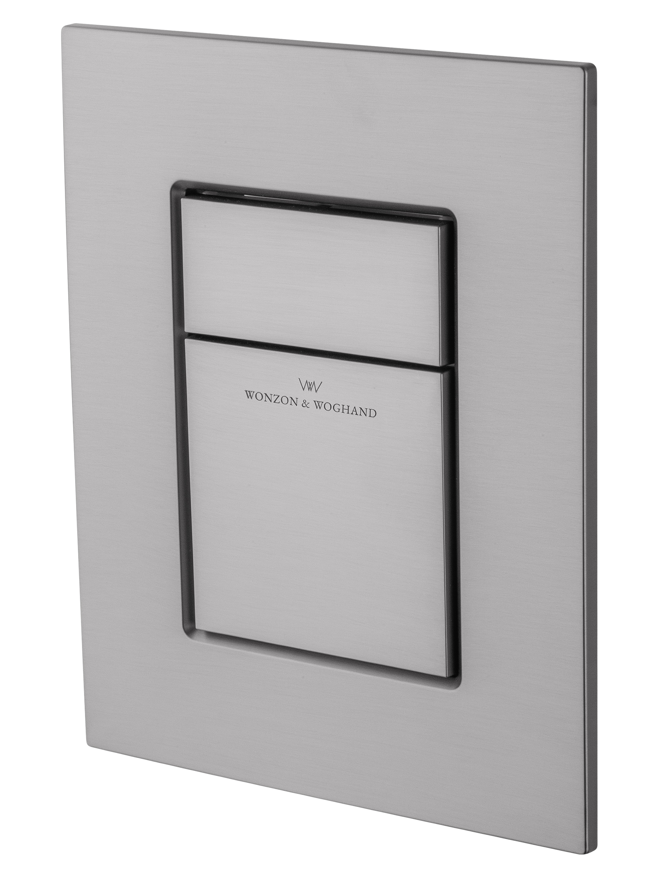 Кнопка смыва для инсталляции пневматическая WONZON & WOGHAND, Темный графит WW-IB256-BGM