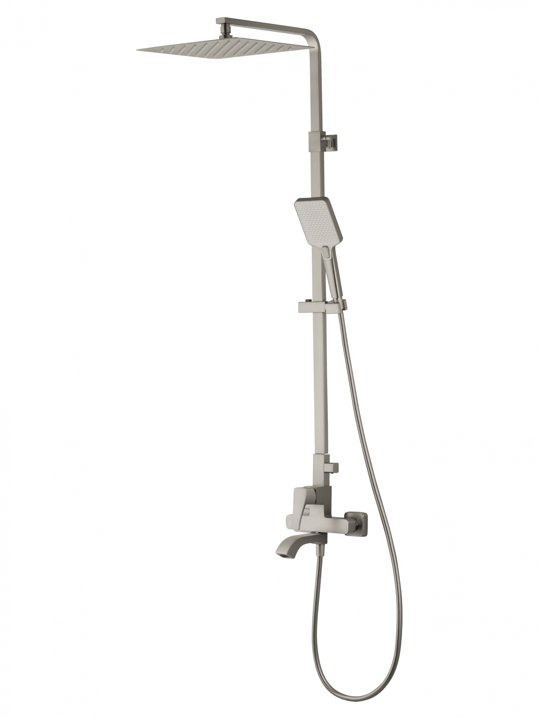 Душевая система WONZON & WOGHAND FLEX, Брашированный никель WW-88047072-BN