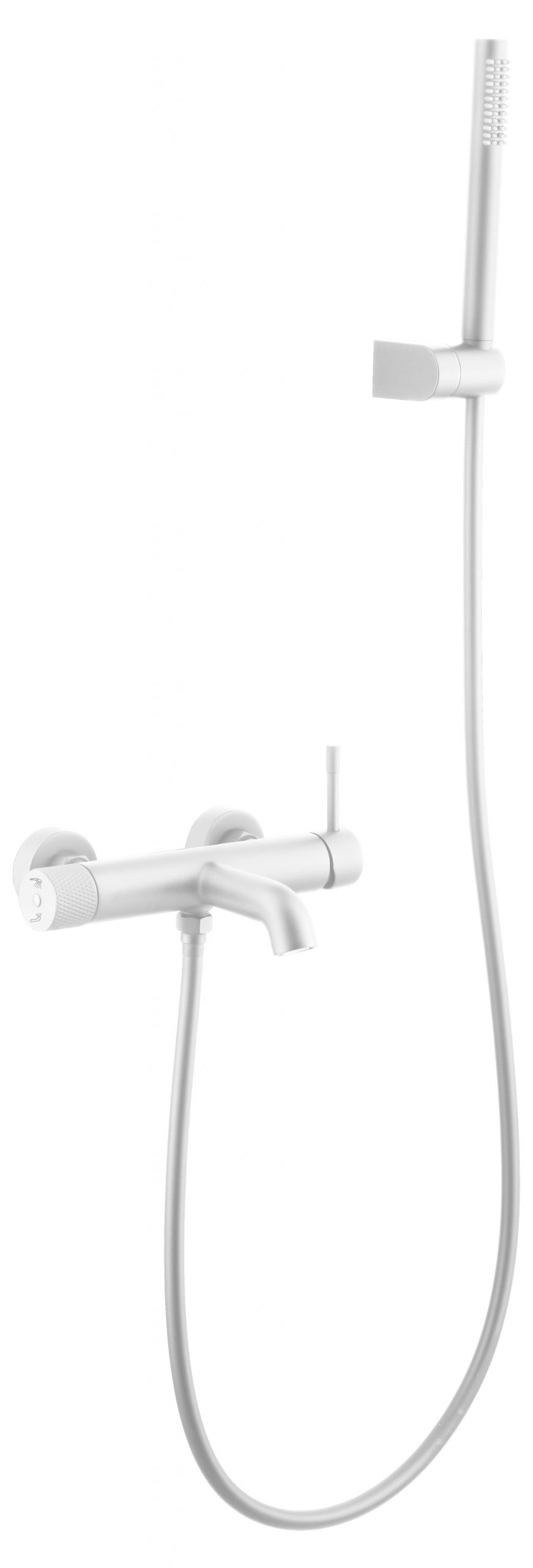 Смеситель для ванны, Boheme Uno. Matt White 463-MW