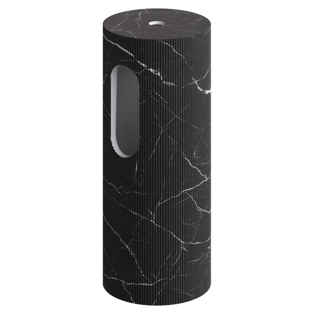 Пьедестал для раковины рифленый Armadi Art Corian 300*720 Nero Marquina 801-Base-Rib-NM