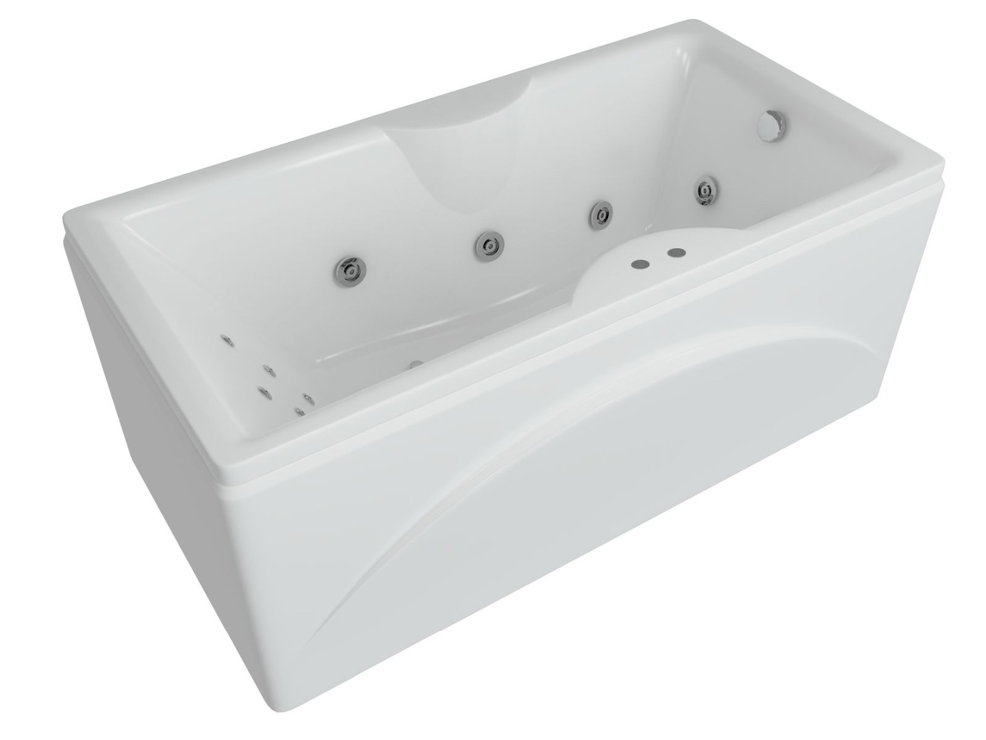 Акриловая ванна Aquatek Феникс FEN190-0000024 190х90 см с фронтальным экраном слив справа