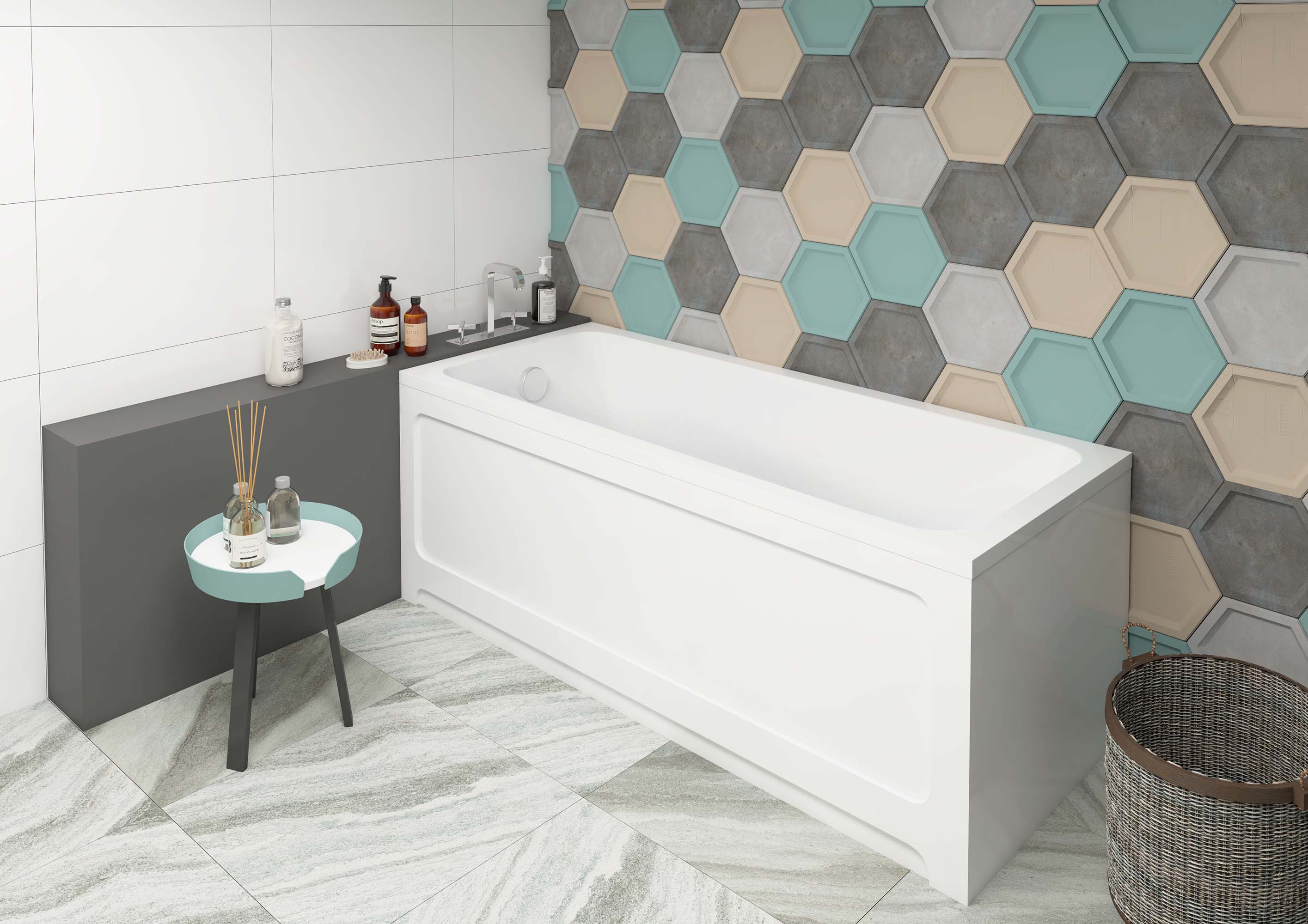 Акриловая ванна Aquatek Мия MIY180-0000001 180х80 см