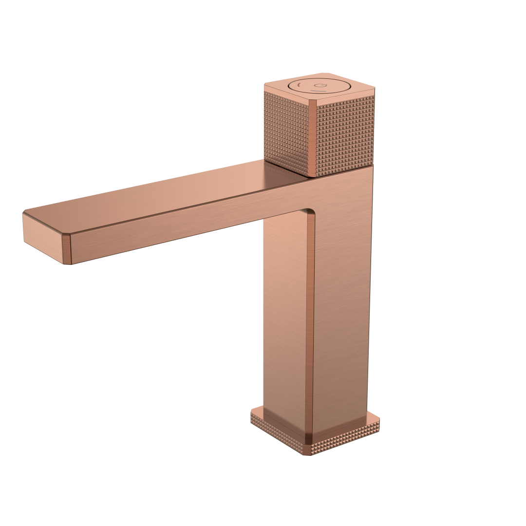 Смеситель автоматический для раковины Boheme QUAD Copper Brushed 159-CB