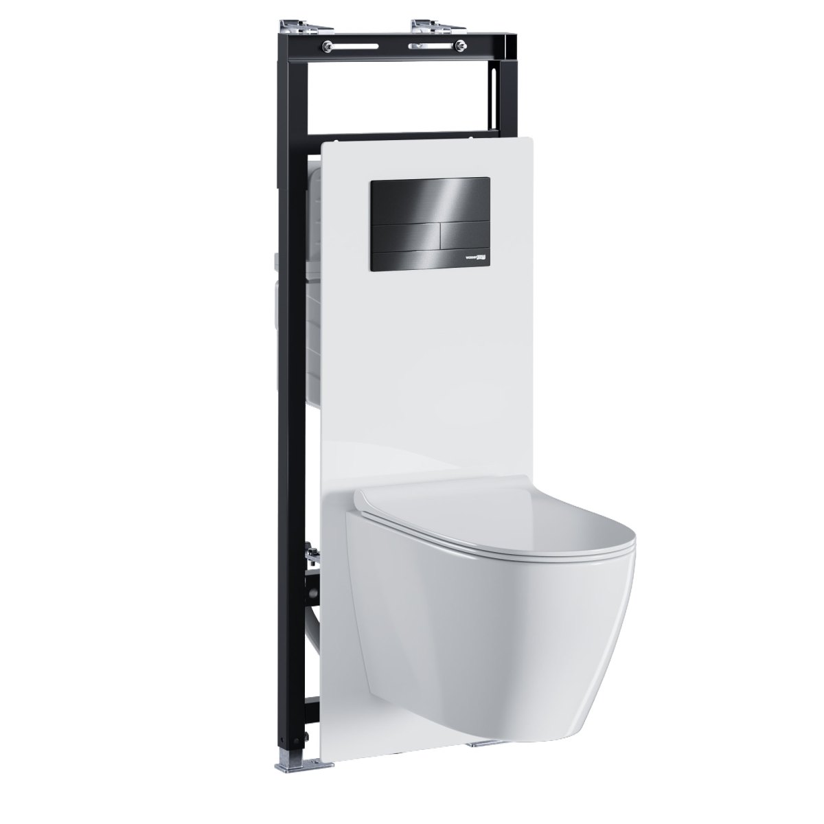 Система инсталляции с унитазом Wasserkraft Salm 27TLT.010.ME.WH.GR04.H002, белый глянцевый