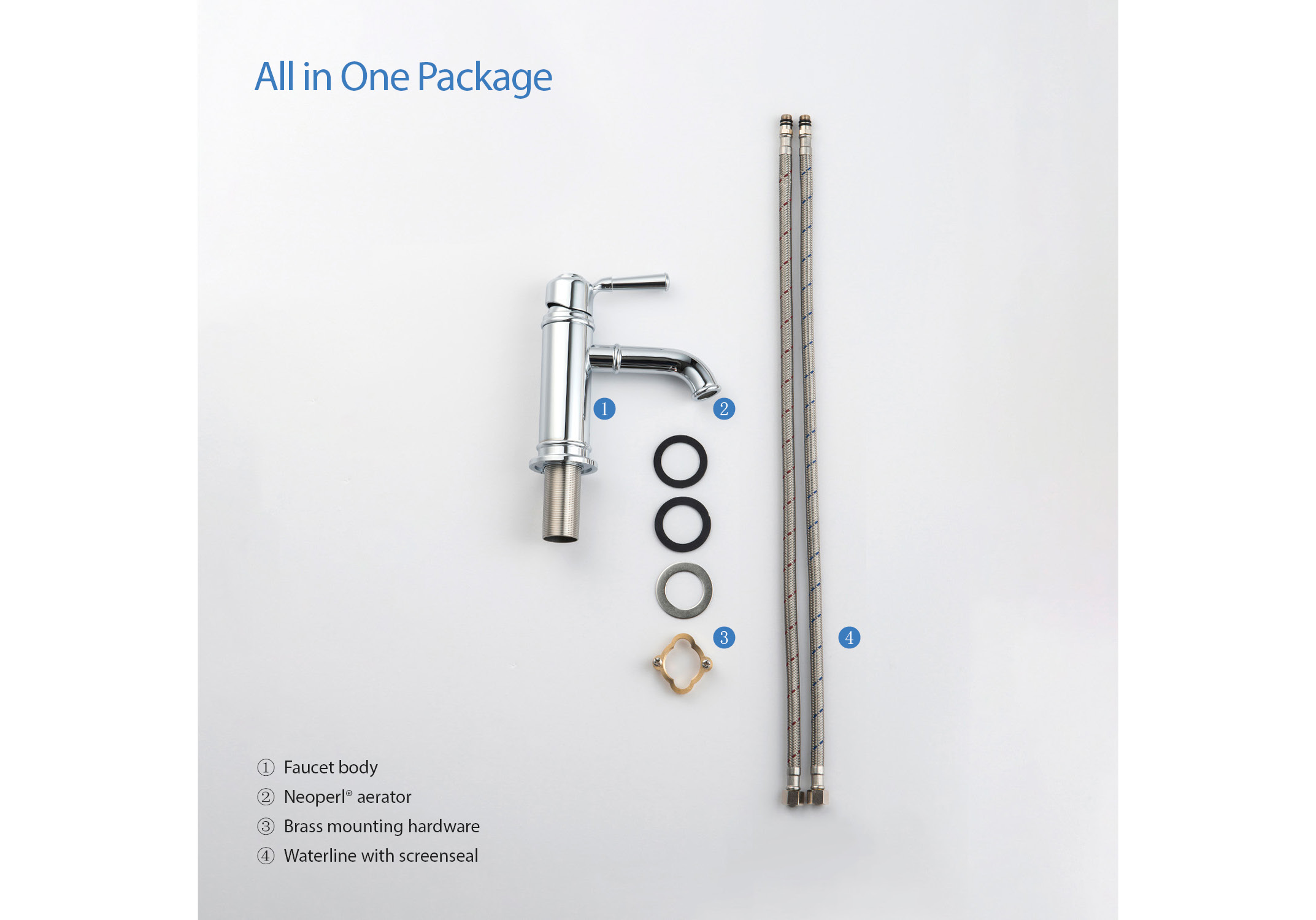 Смеситель Aquatek Классик 103 AQ1510CR для раковины