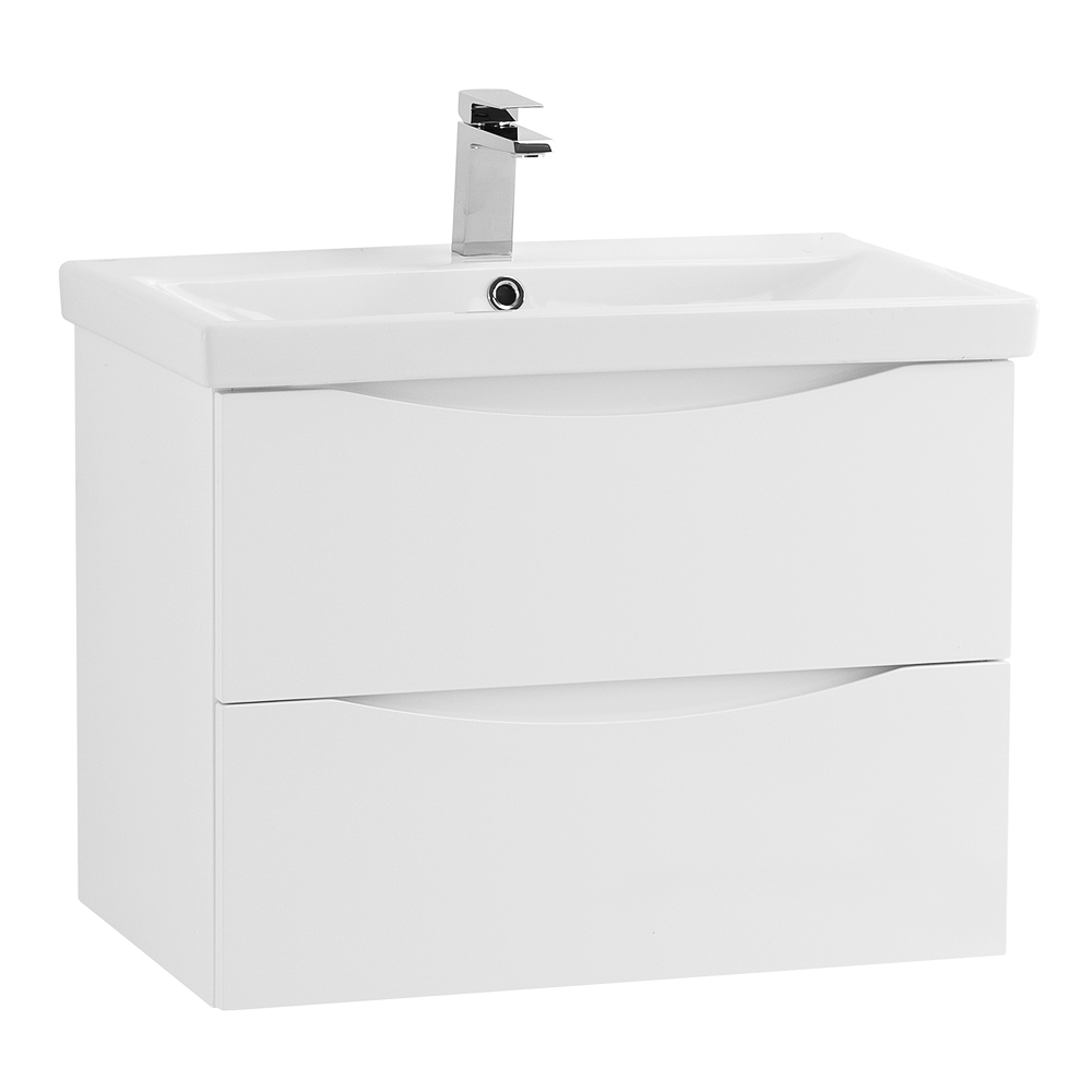 Тумба под раковину BelBagno Marino MARINO-CER-700-2C-SO-BL-P 70 см, Bianco Lucido