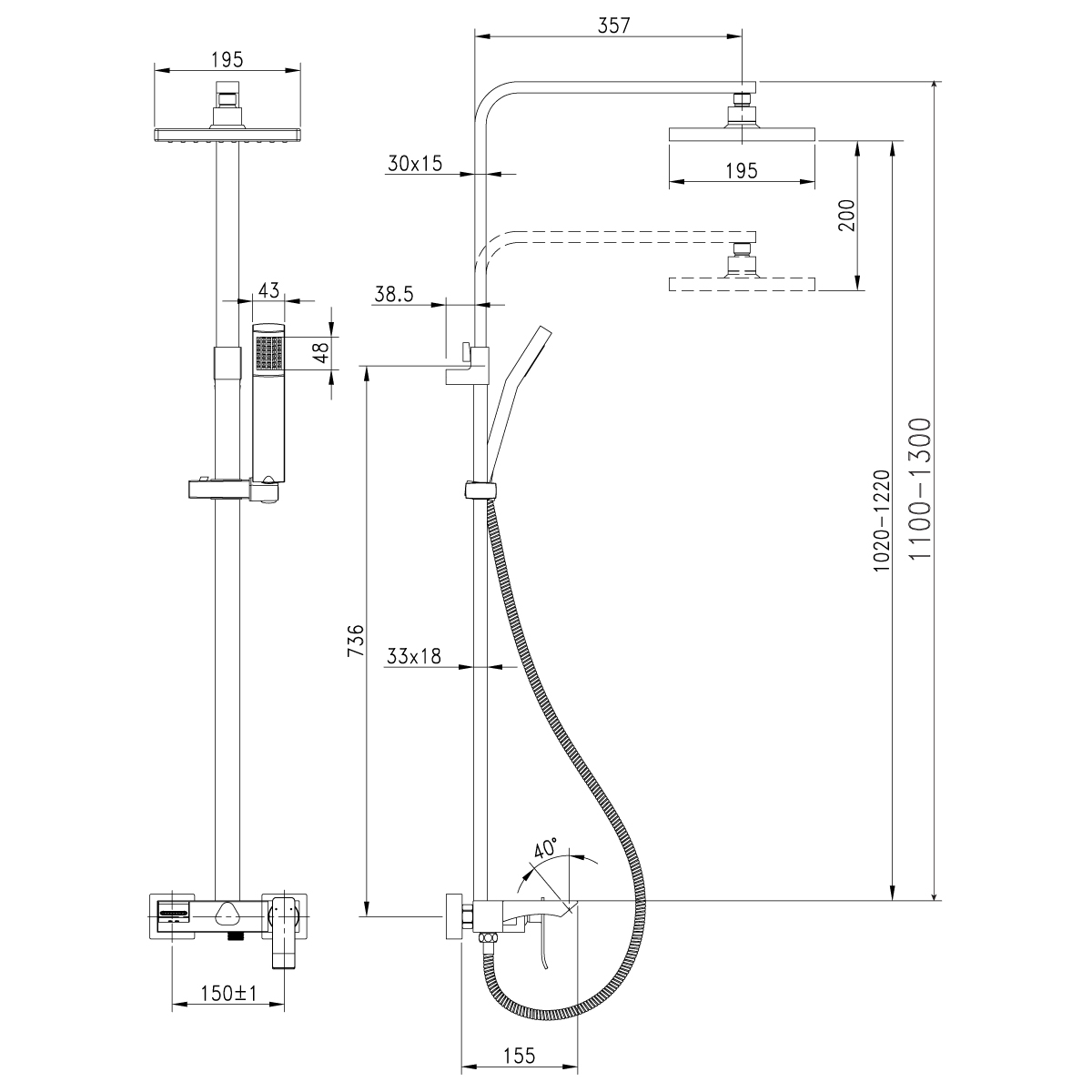 Смеситель Lemark Contest LM5862CW для ванны и душа