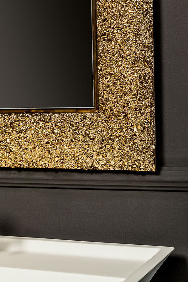 Зеркало Boheme AURA 60*90 золото, с подсветкой 536