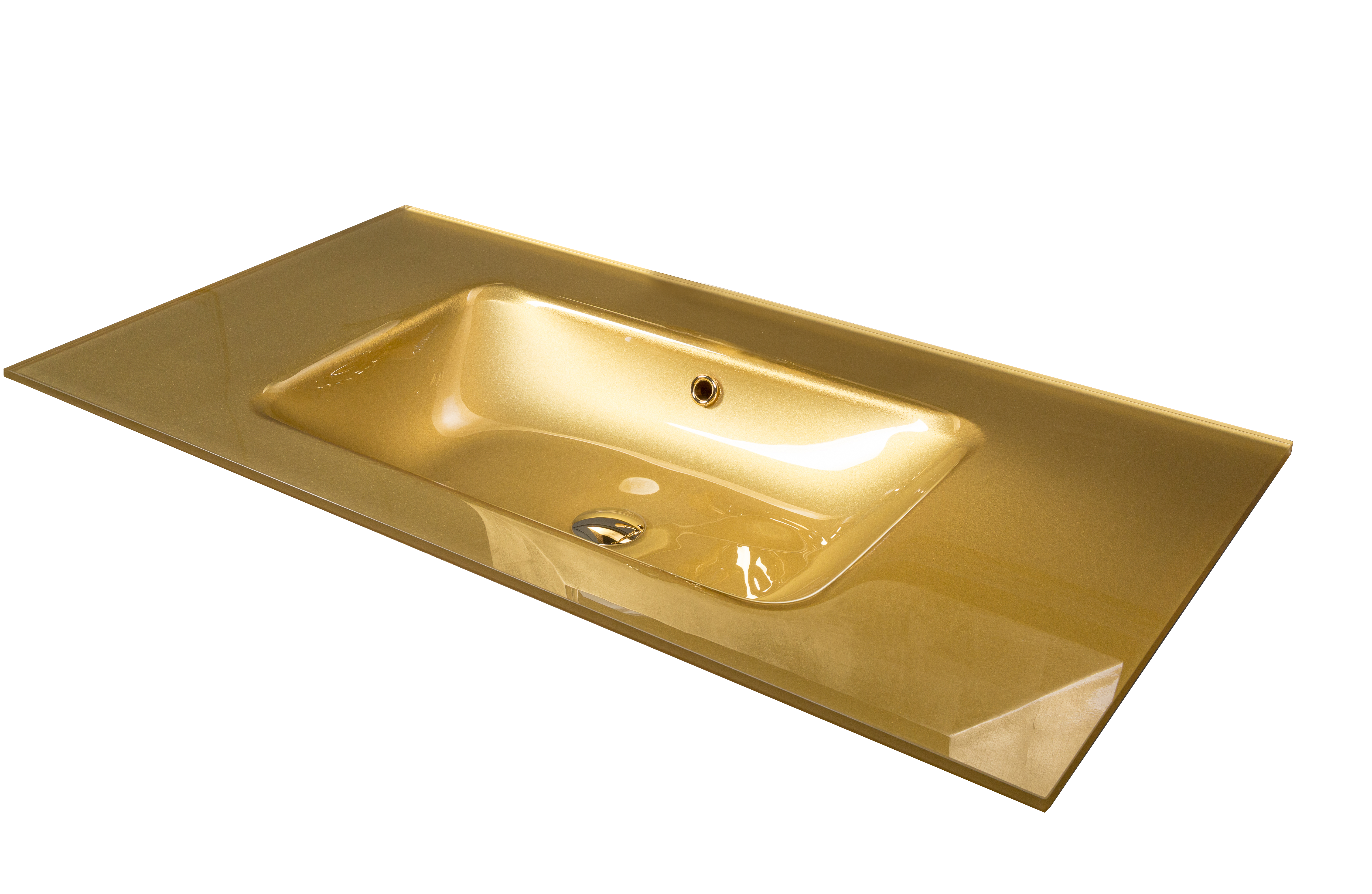 Столешница стекло 80см моноблок ЗОЛОТО Boheme 852-080-G
