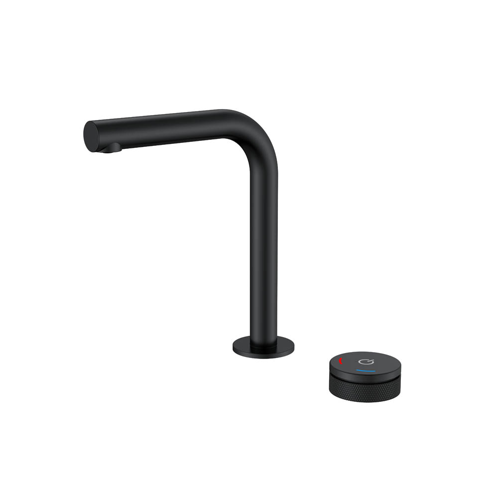 Смеситель автоматический для раковины на 2 отв. Boheme TECH BLACK 158-B