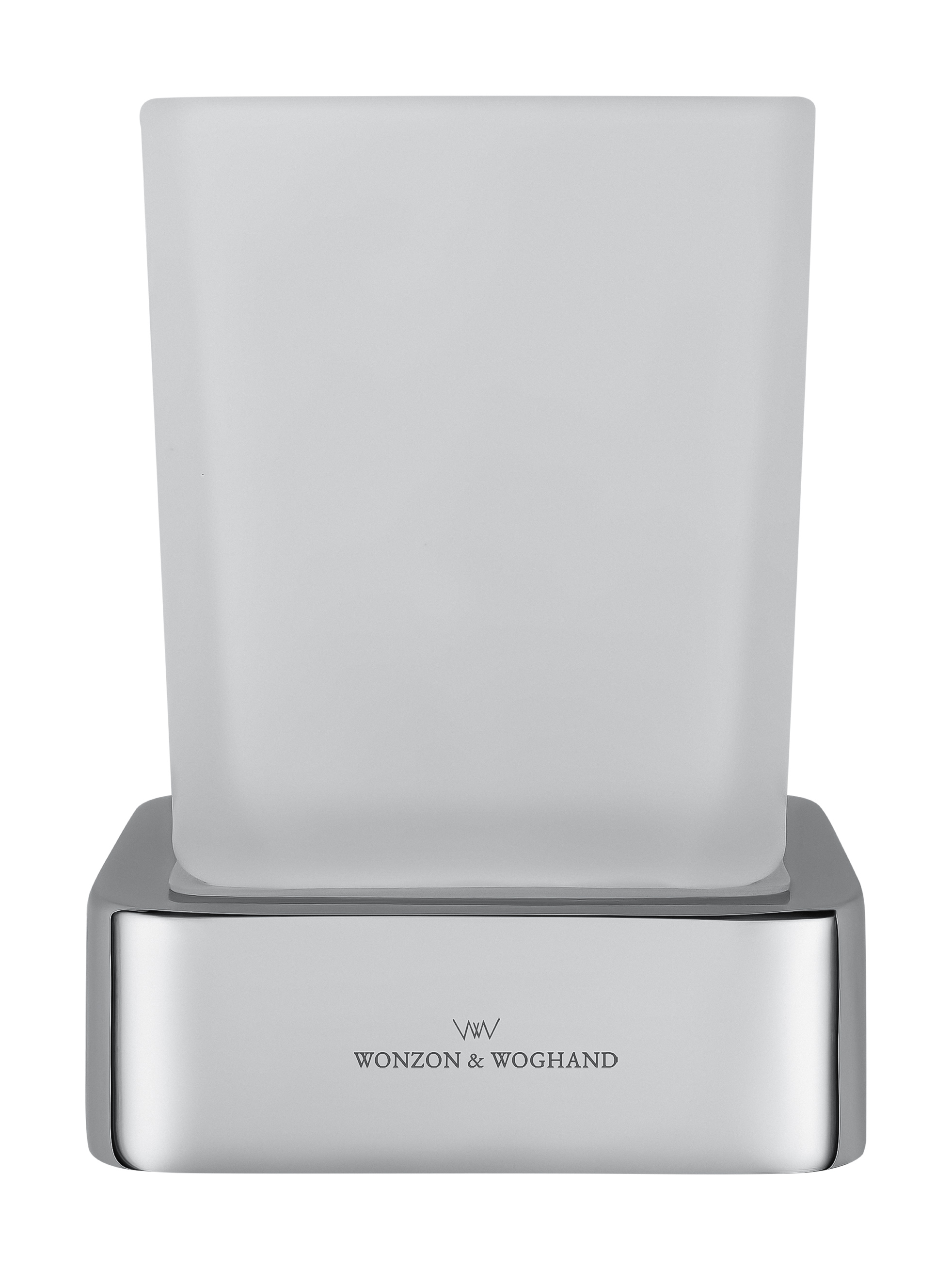 Стакан для зубных щеток с держателем WONZON & WOGHAND LOTTE, Хром WW-8321