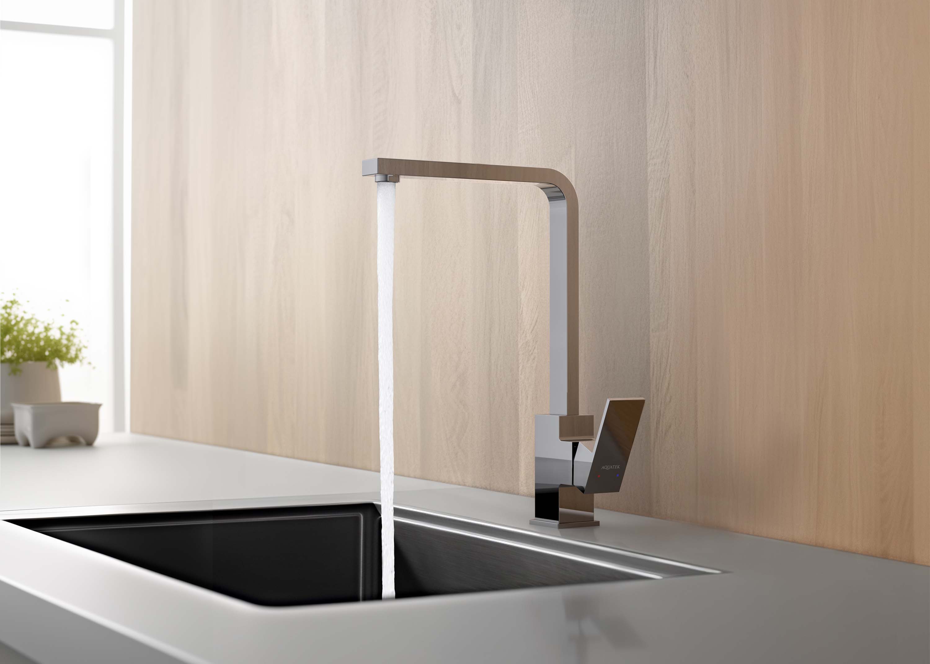 Смеситель Aquatek Либра AQ1680CR для кухни