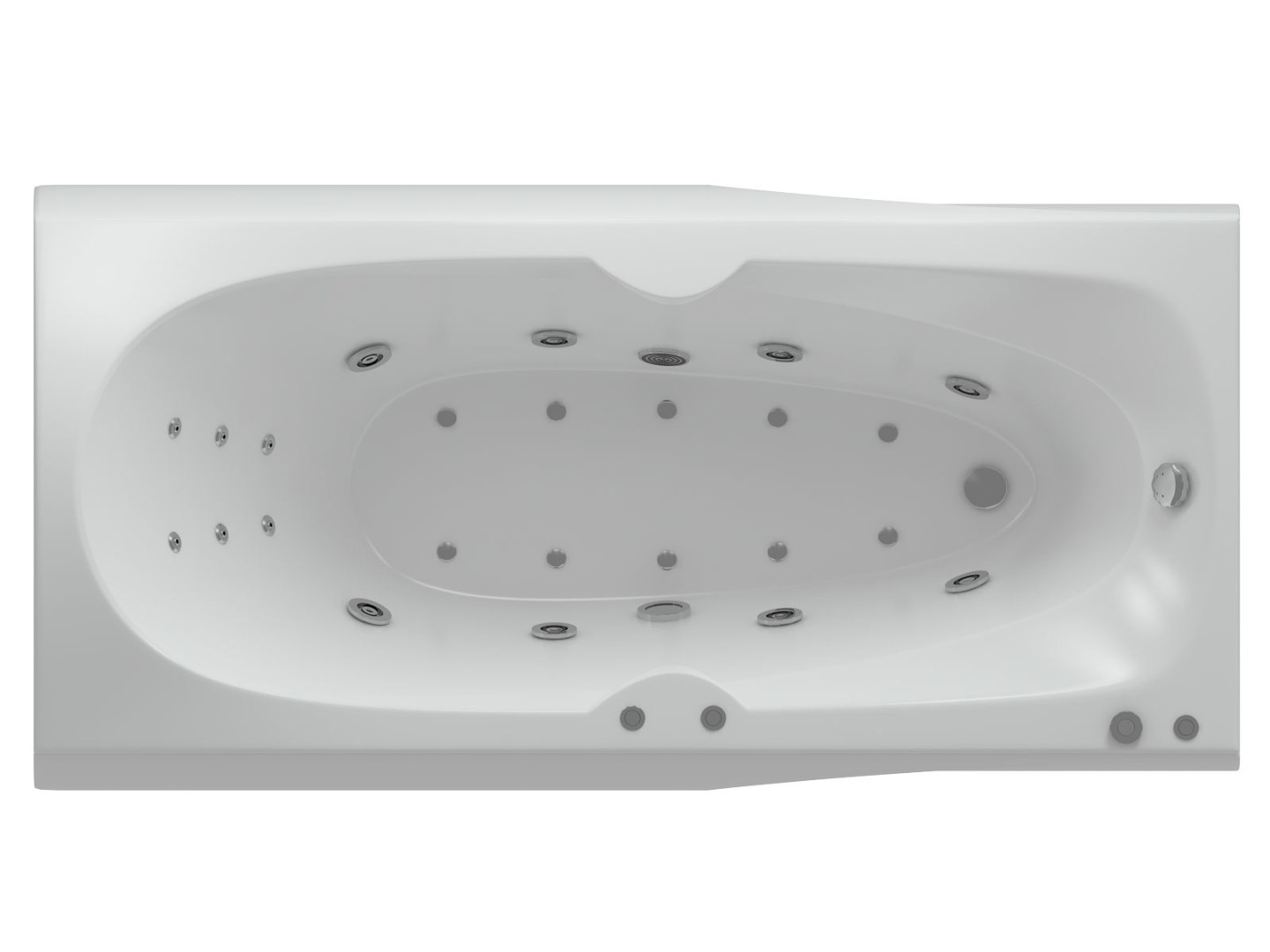 Акриловая ванна Aquatek Европа 180х80 EVR180-0000055 с фронтальным экраном (слив справа, вклеенный каркас)