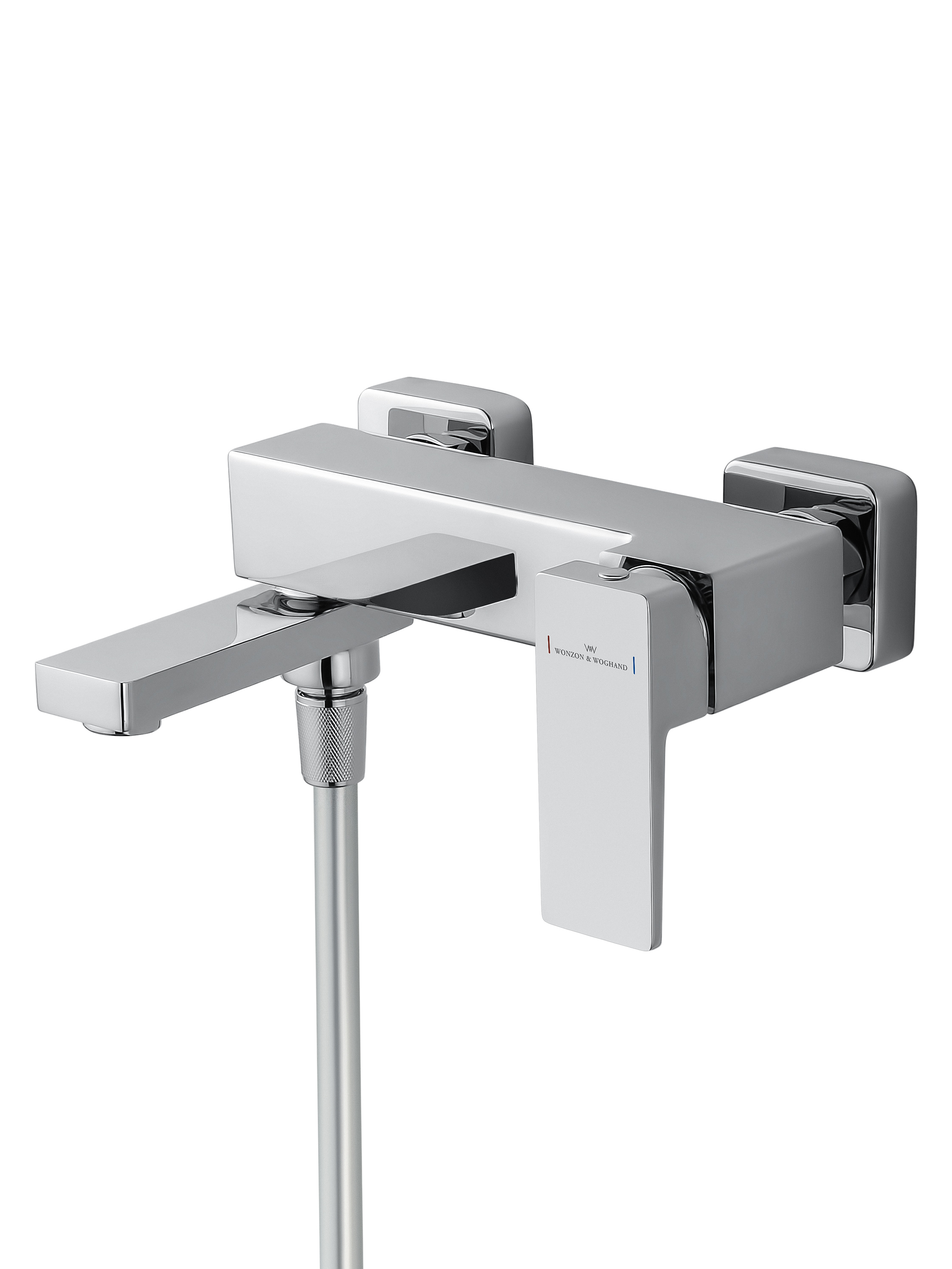 Смеситель для ванны с душем WONZON & WOGHAND CUBE 2.0, Хром WW-88037068-CR