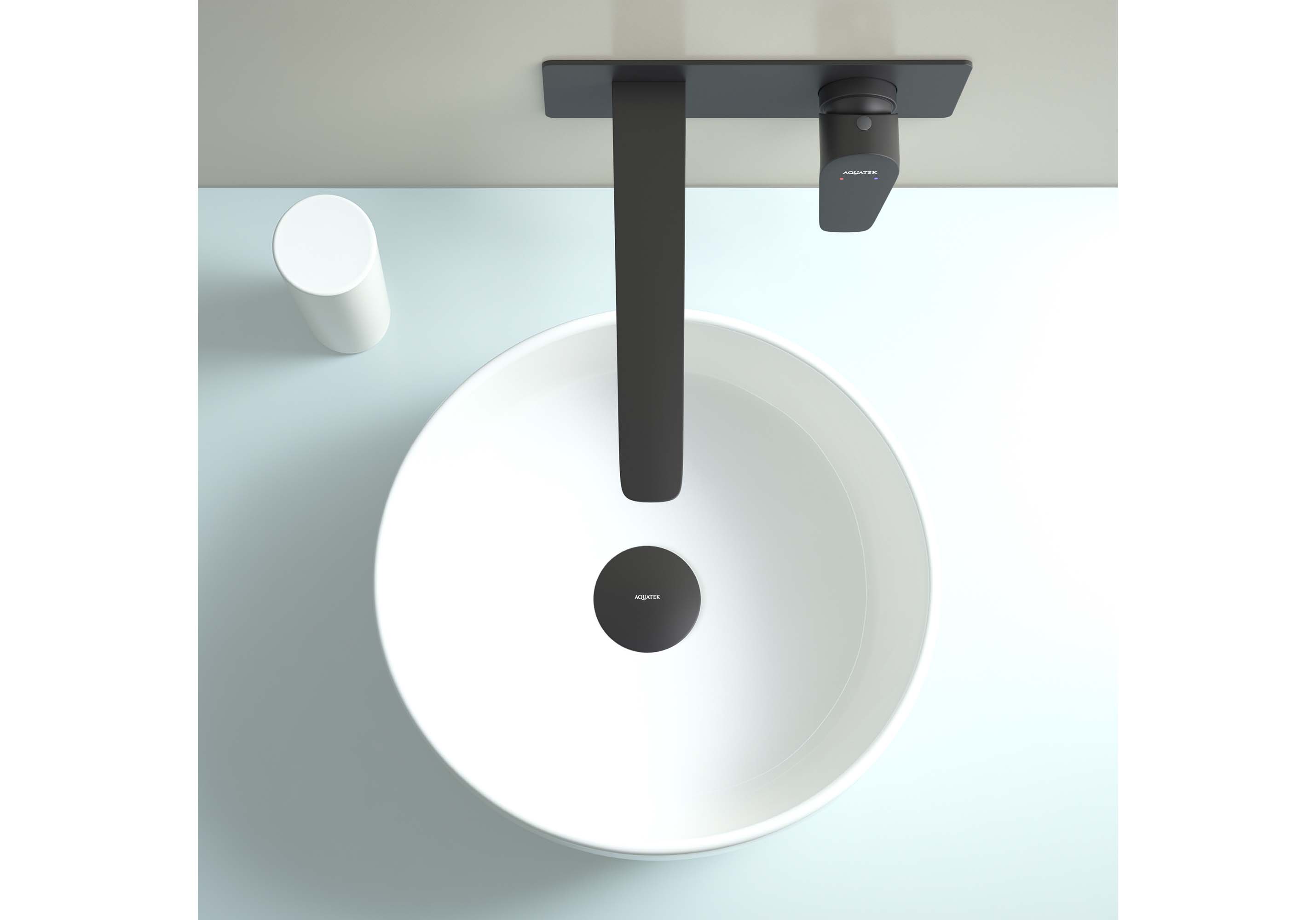 Смеситель Aquatek Бетта AQ1113MB для раковины настенный