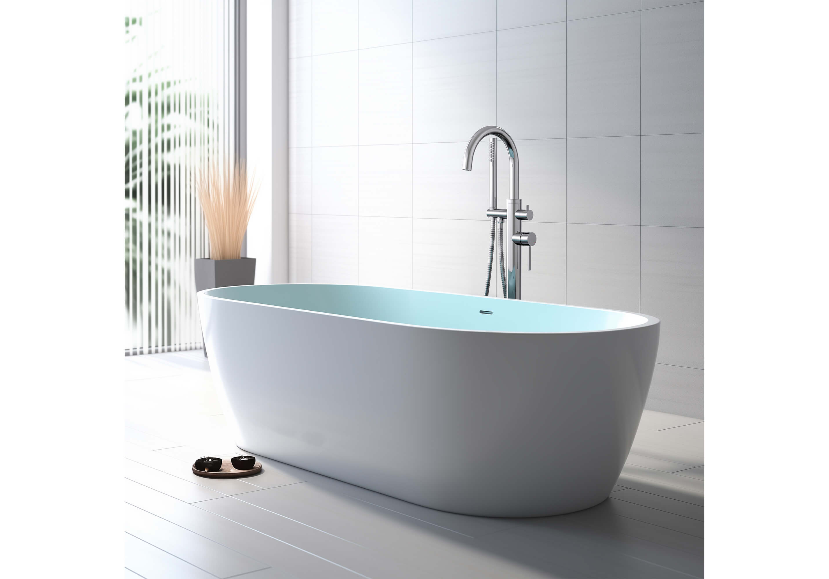 Смеситель Aquatek Европа AQ1345CR для ванны напольный