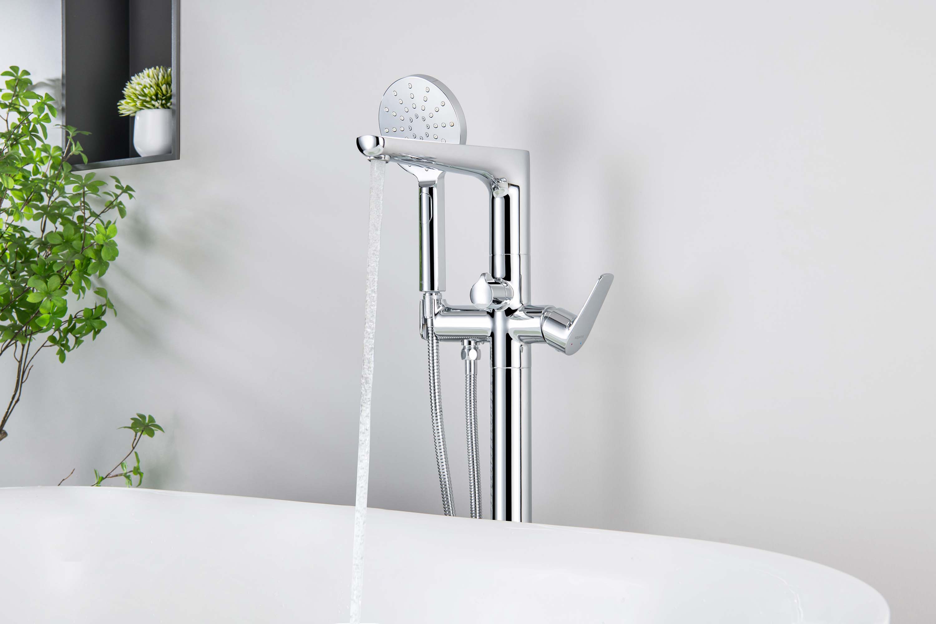 Смеситель Aquatek Вега AQ1145CR для ванны напольный