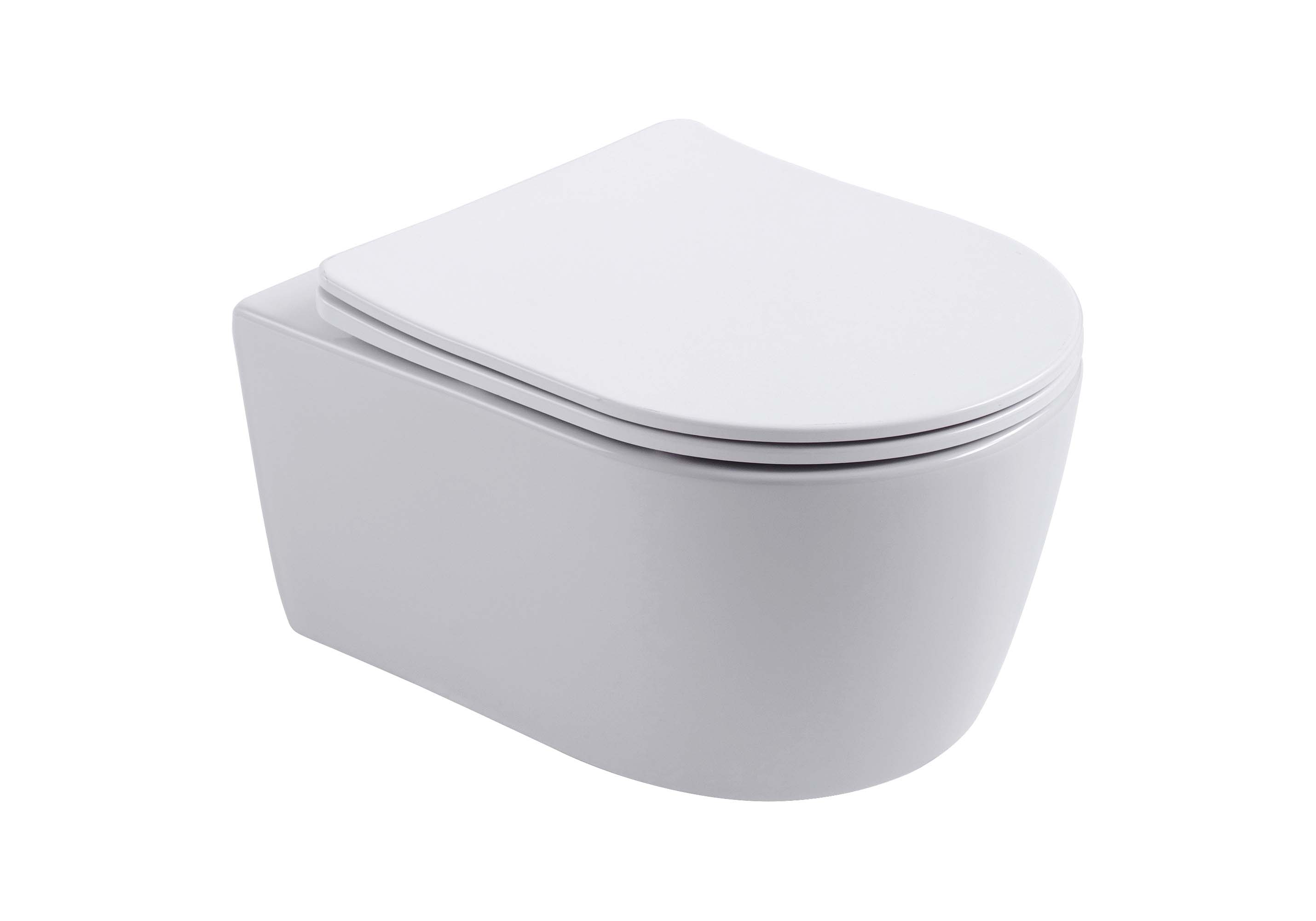 Унитаз подвесной безободковый Aquatek Европа AQ1106T-00 с сиденьем Soft Close