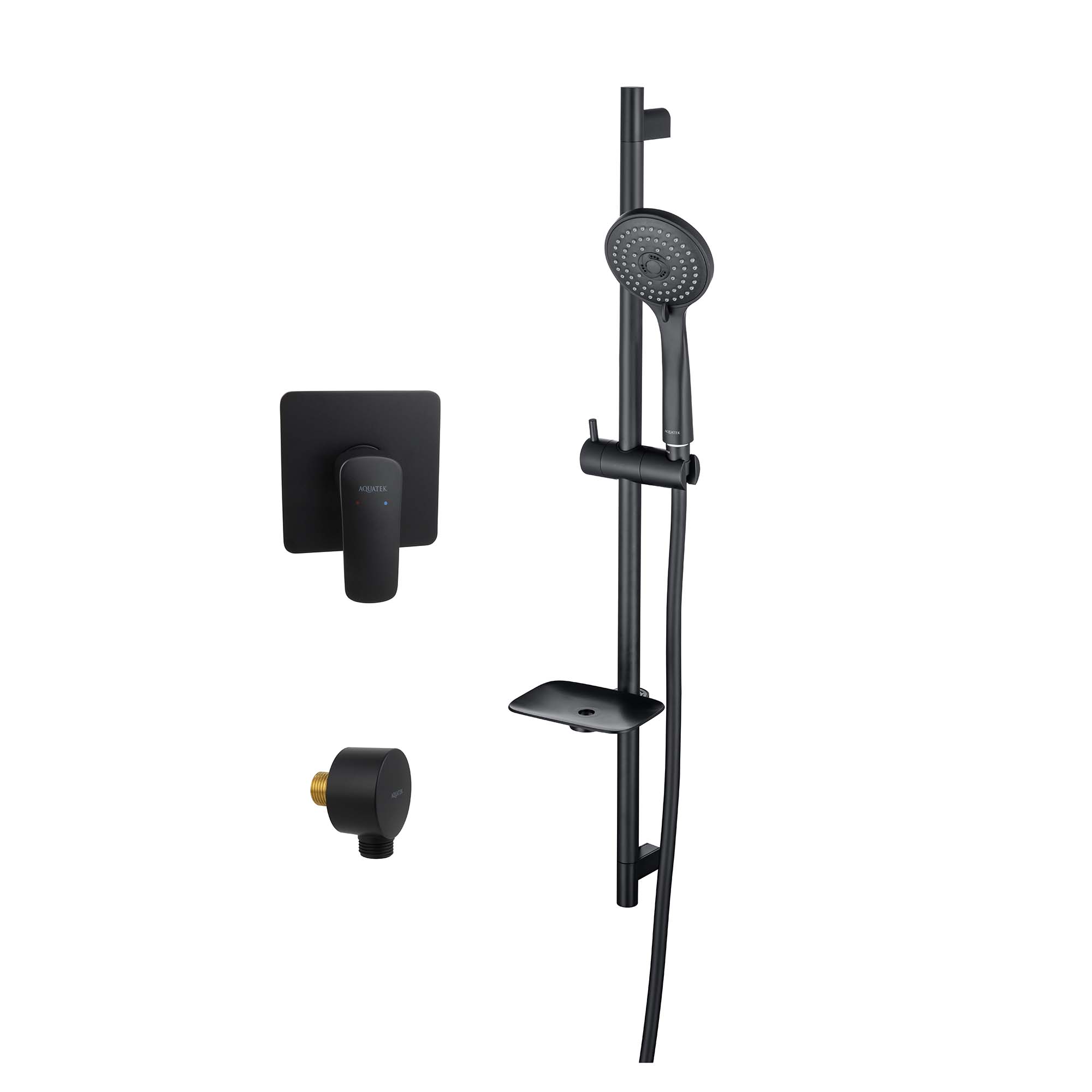 Комплект для ванны и душа Aquatek Вега AQ1076MB