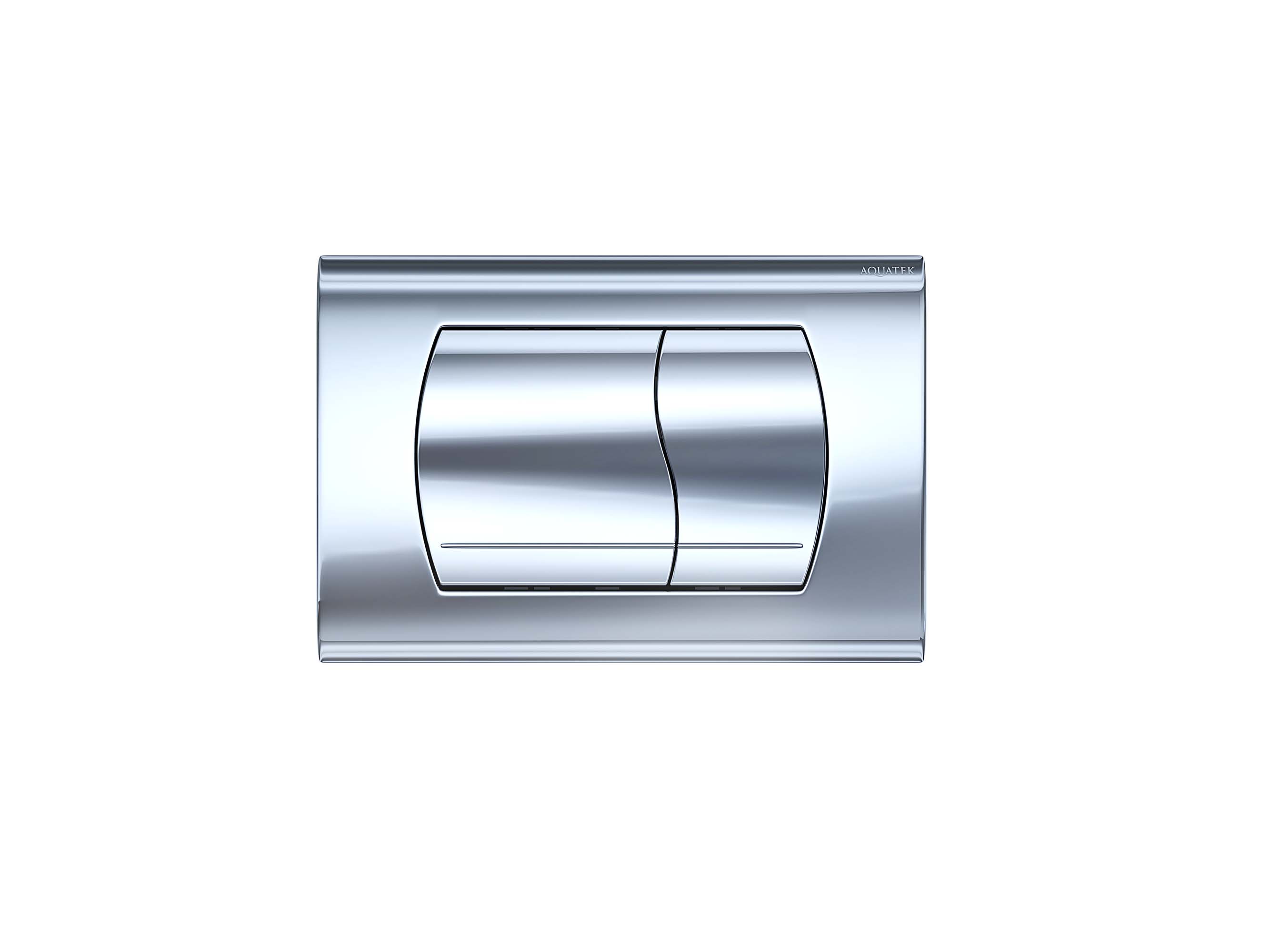 Кнопка смыва Aquatek KDI-0000047 хром глянец