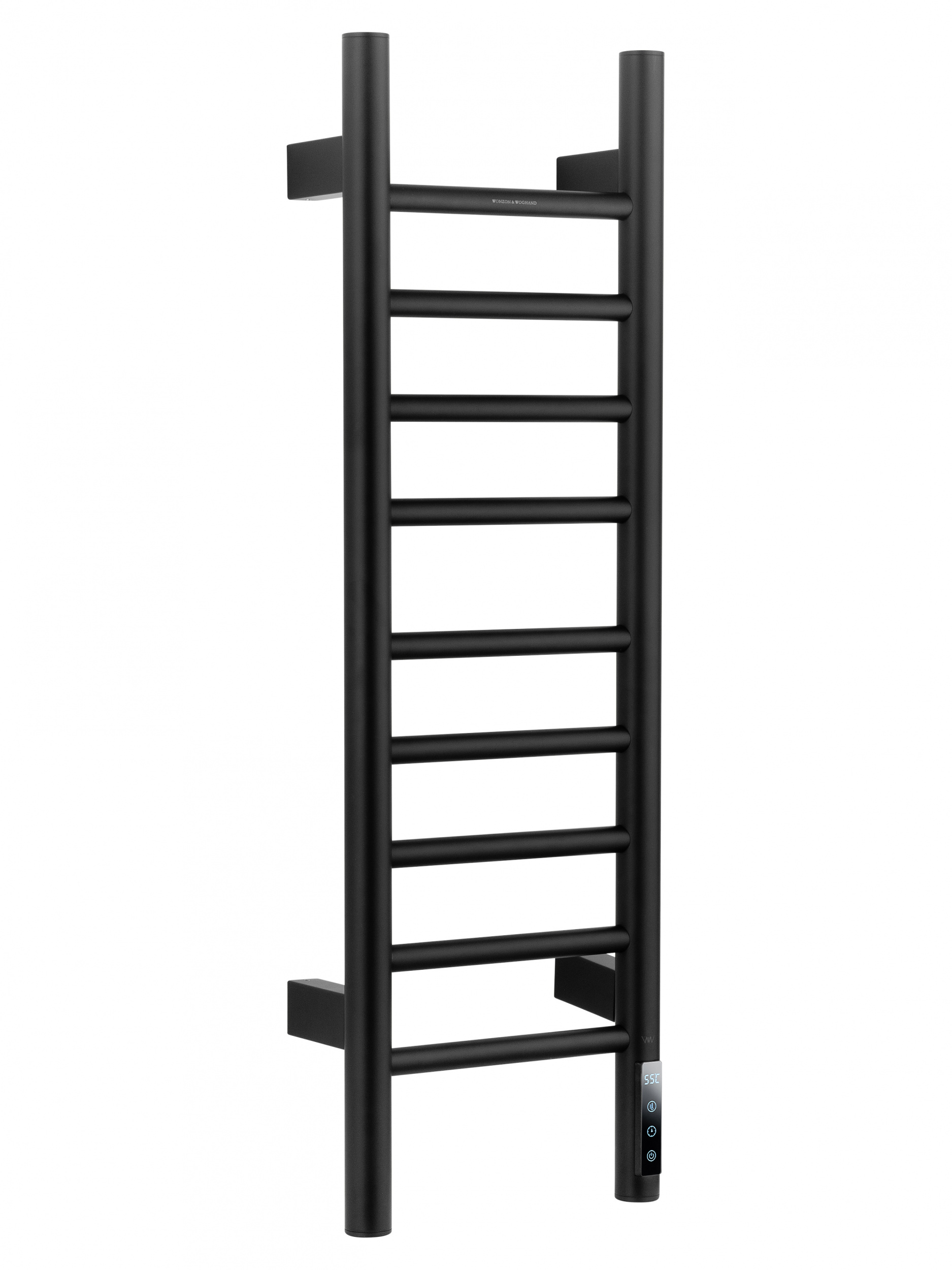 Полотенцесушитель электрический WONZON & WOGHAND BONN, Черный матовый WW-AL4092-MB