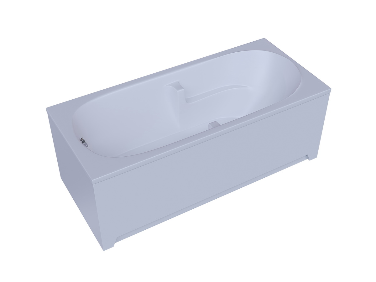 Акриловая ванна Aquatek Лея LEY170-0000021 170х75 см, с фронтальным экраном, слив слева