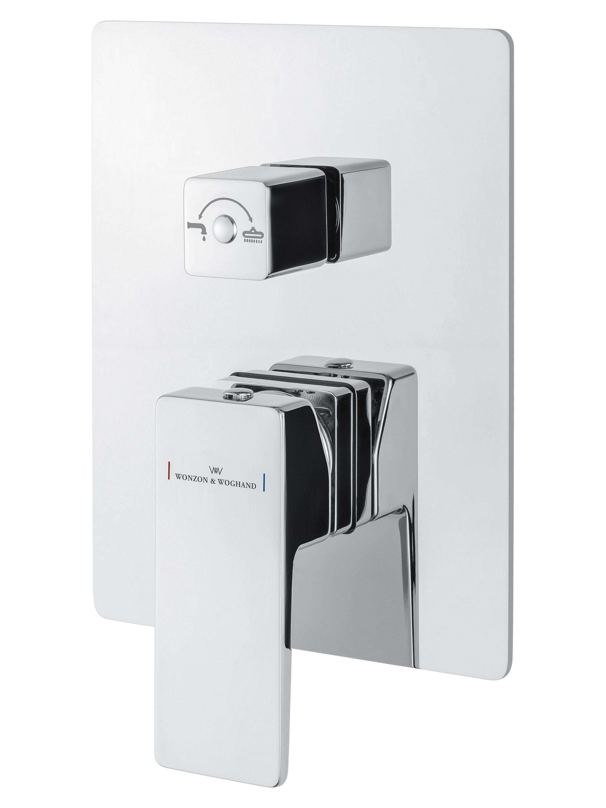 Душевая система встраиваемая WONZON & WOGHAND CUBE 2.0, Хром WW-88087068-CR