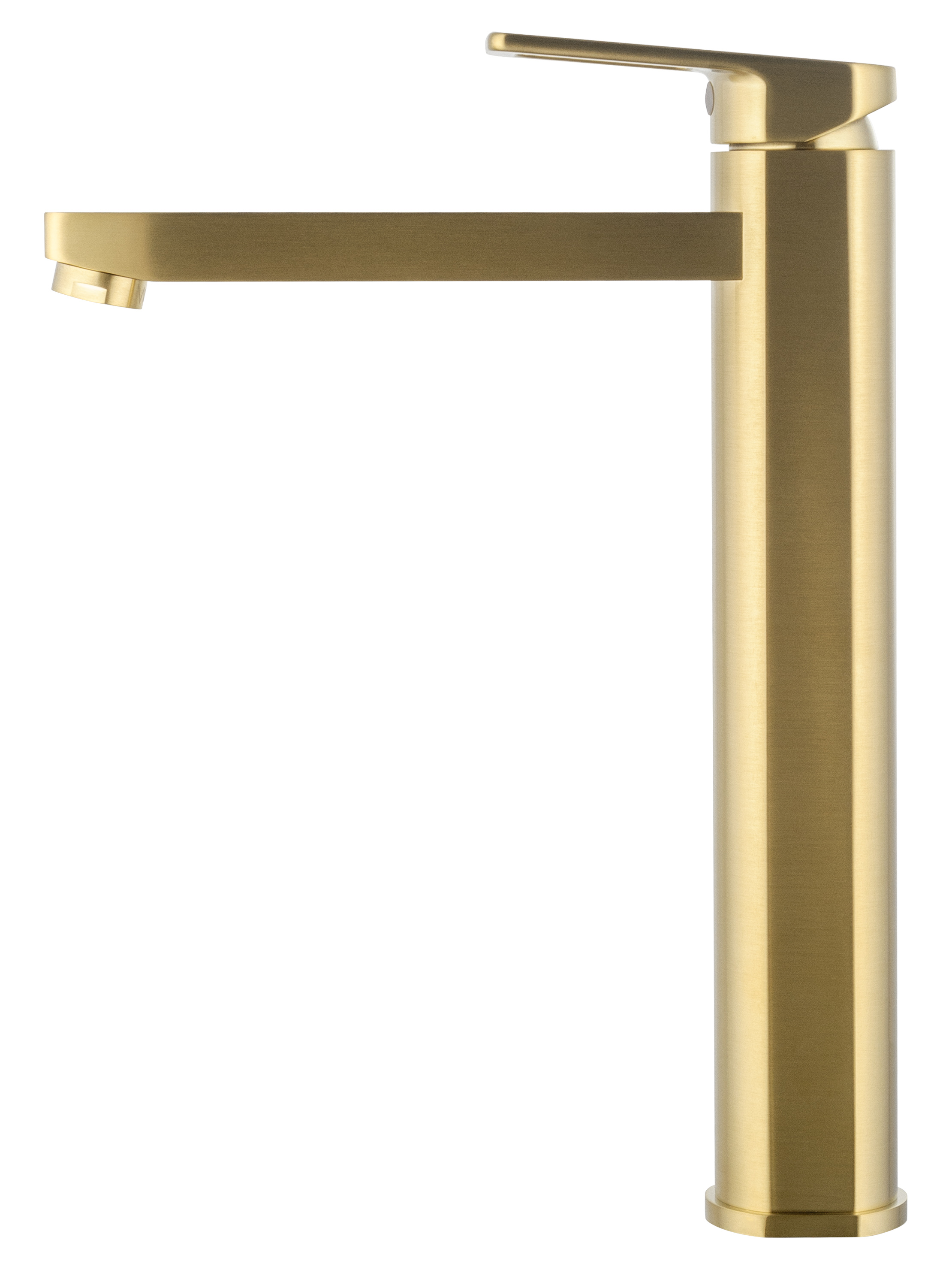 Смеситель для раковины высокий WONZON & WOGHAND FRAME, Брашированное золото WW-88239010-BG