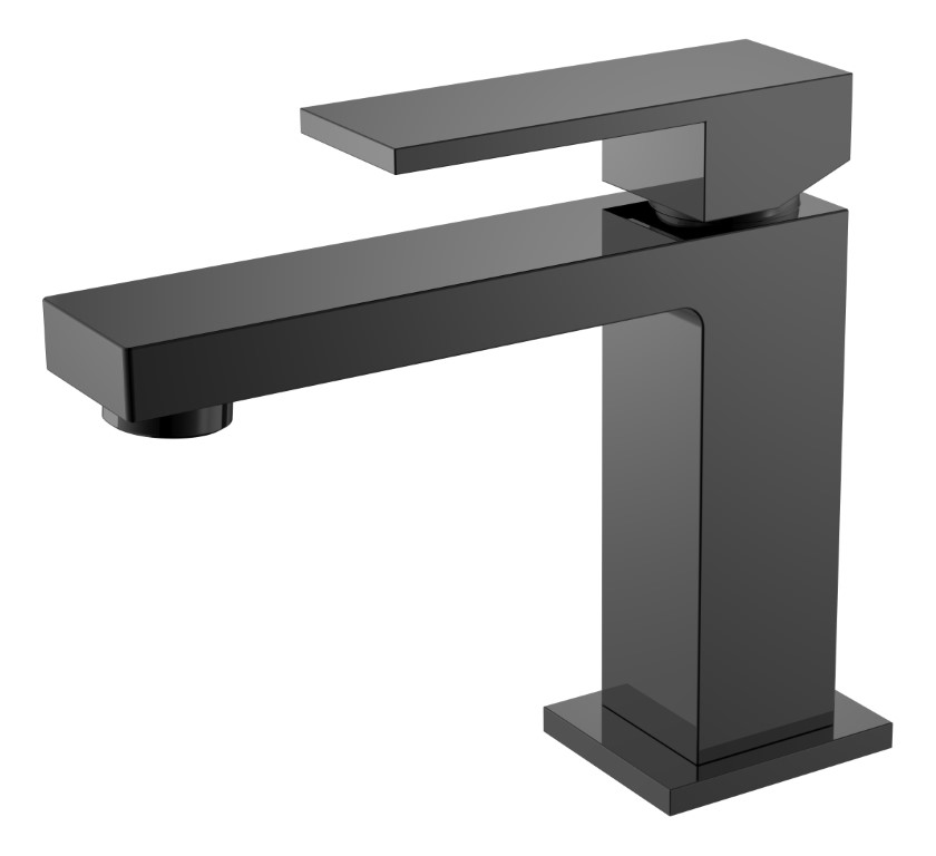Boheme Cмеситель для умывальника Qubic Shine Gun Metal 471-SGM