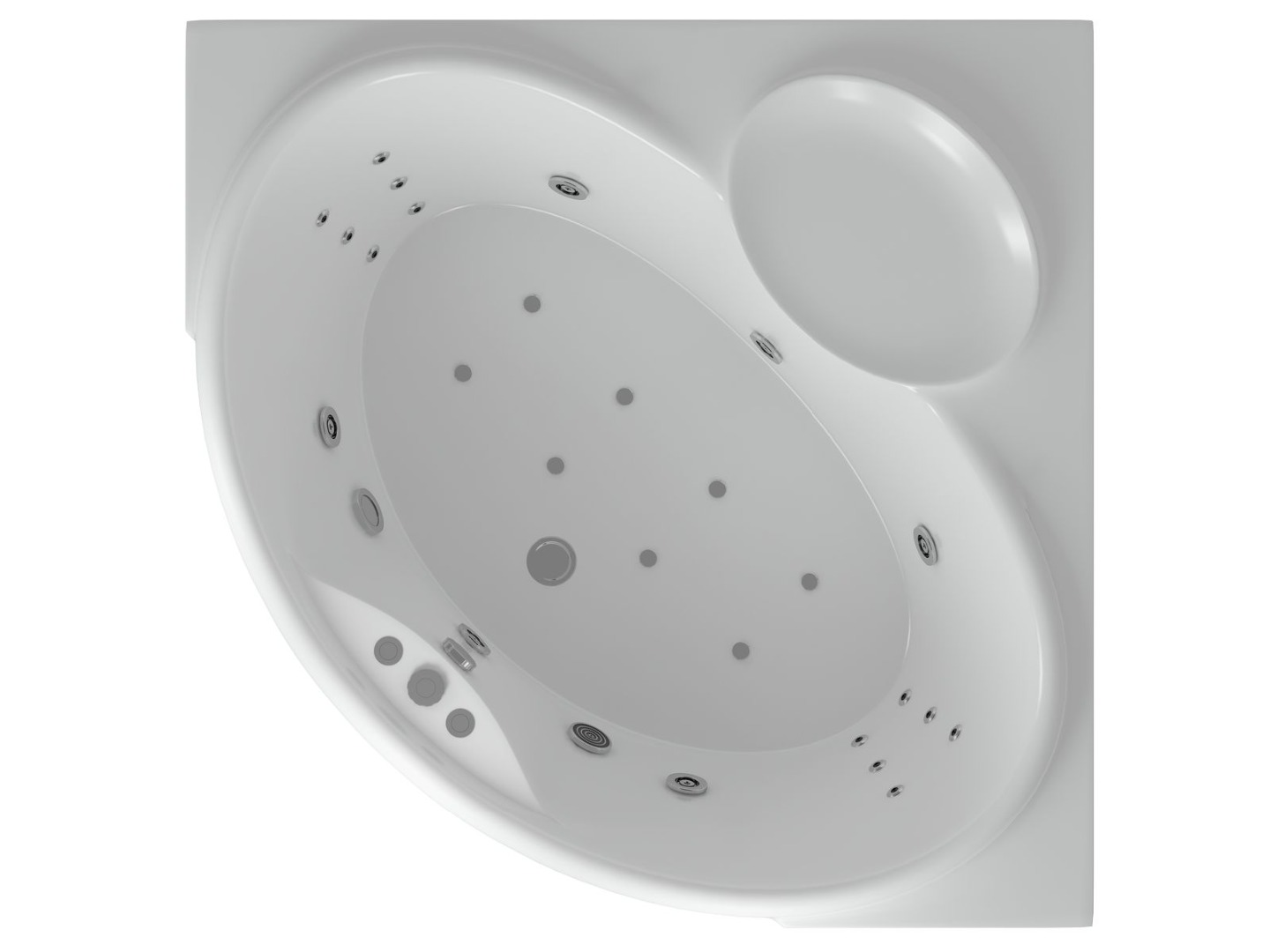 Акриловая ванна Aquatek Эпсилон EPS150-0000004 150х150 см