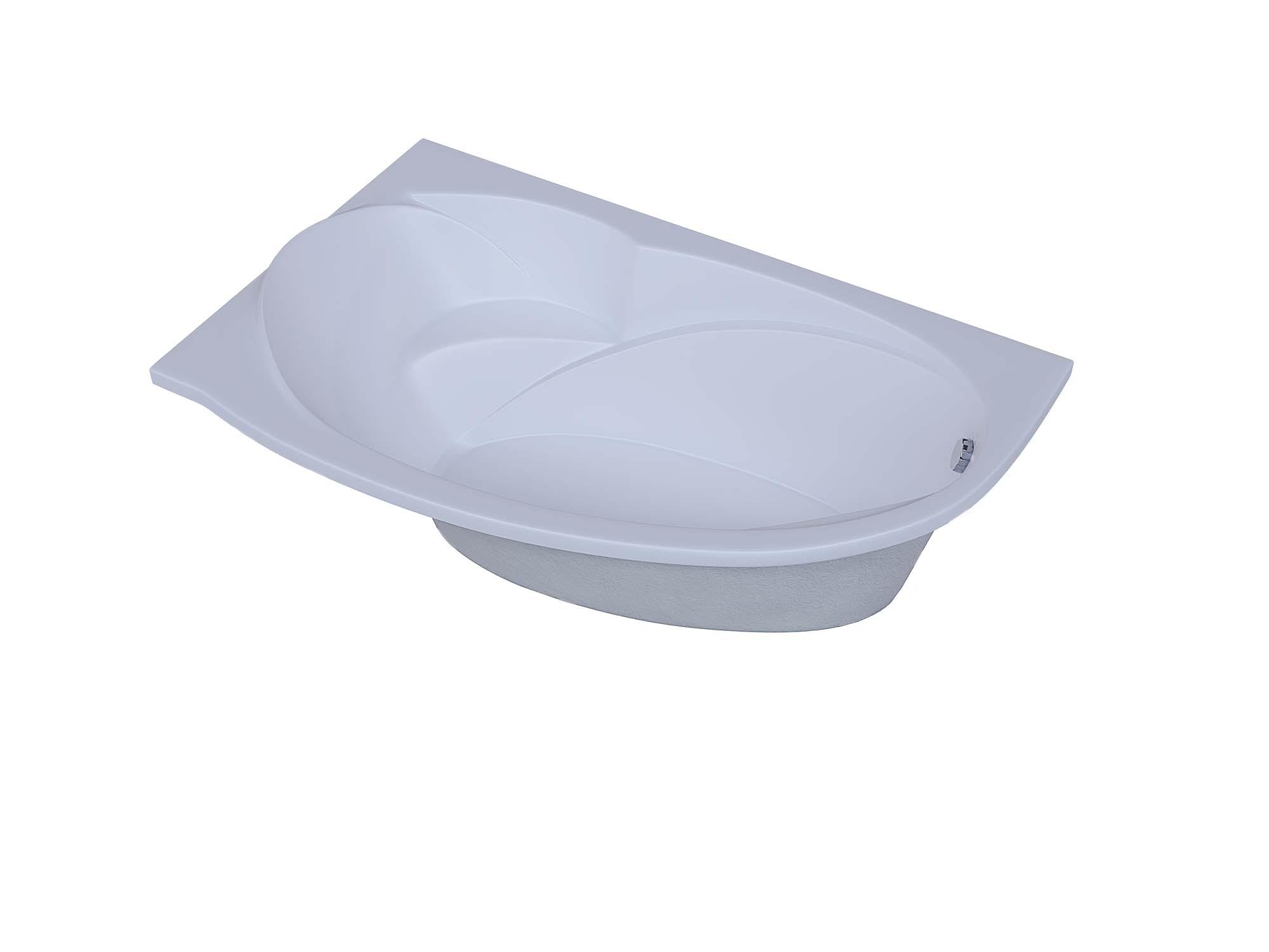 Акриловая ванна Aquatek Бетта 150 BET150-0000067 150х95 см, левая, с фронтальным экраном