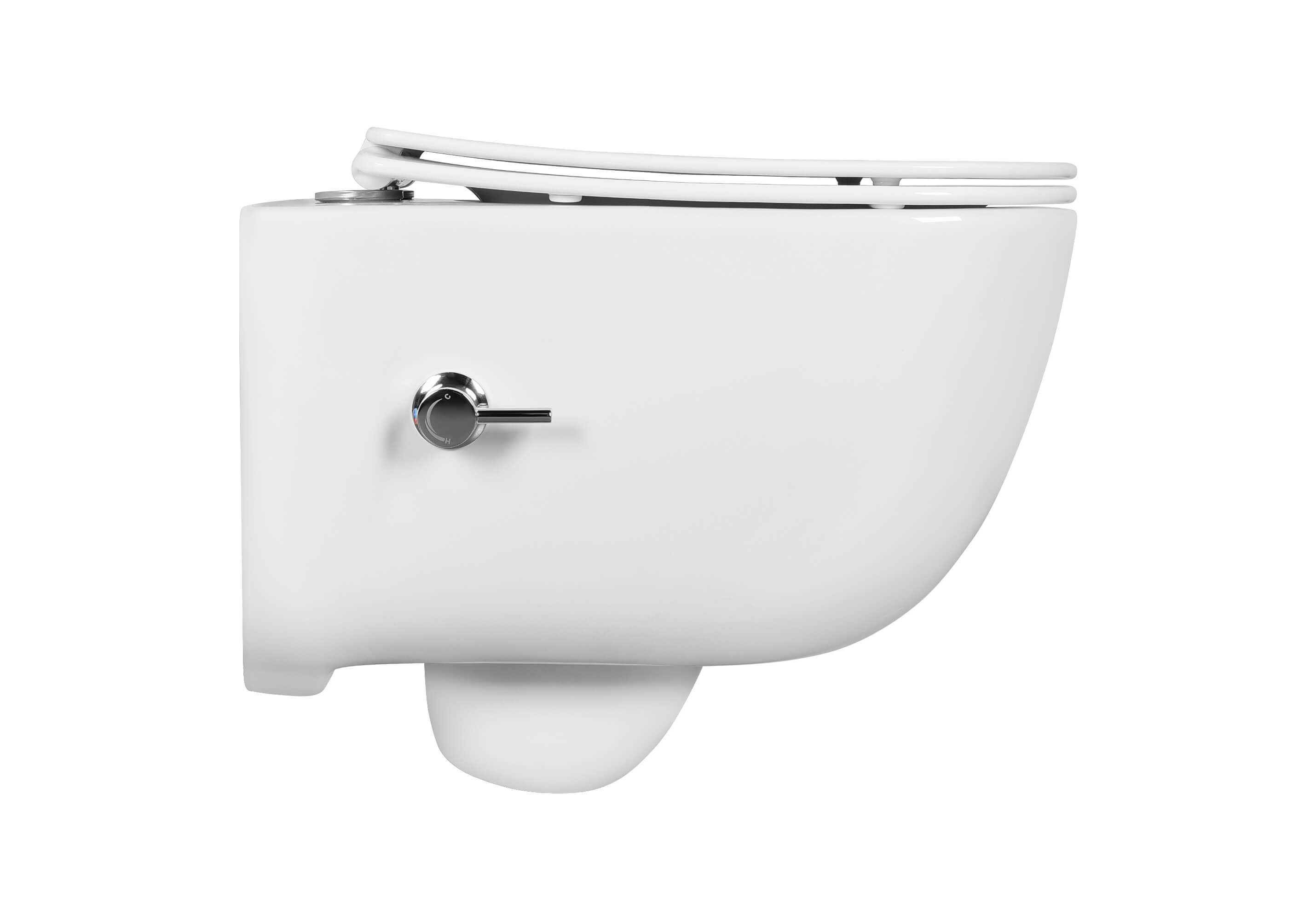 Унитаз подвесной безободковый Aquatek Дива AQ2012B-00 с функцией биде