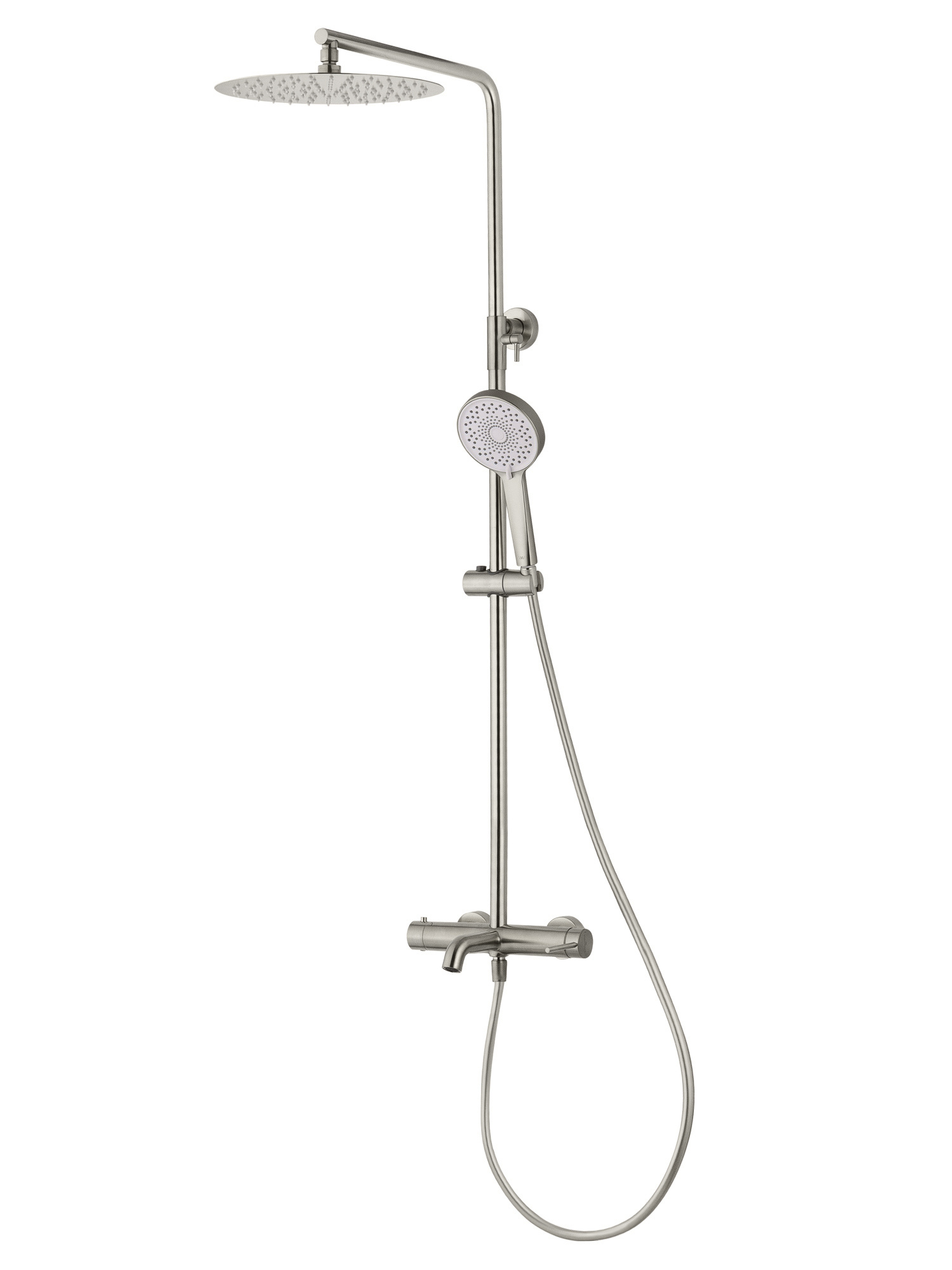 Душевая система WONZON & WOGHAND STICK, Брашированный никель WW-88739017-BN