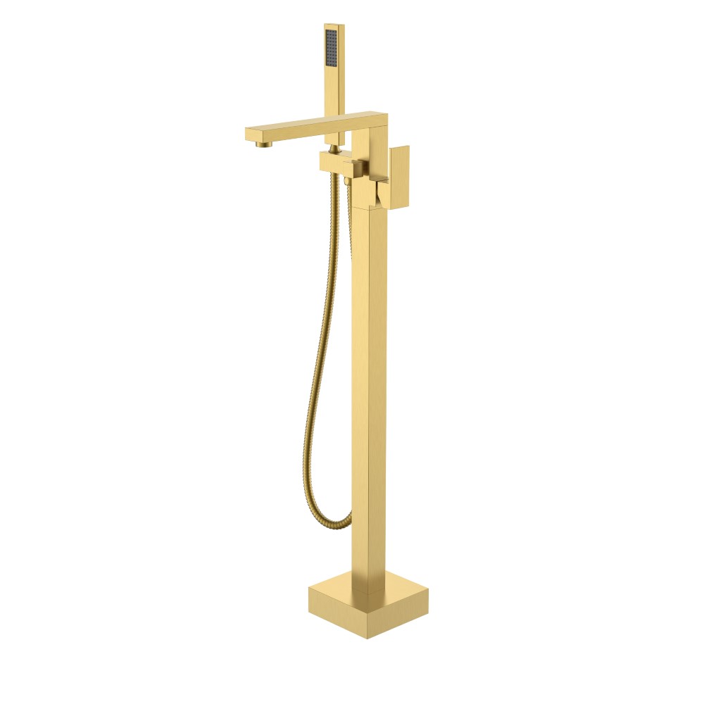 Смеситель напольный, Boheme QUBIC Matt Gold 479-MG