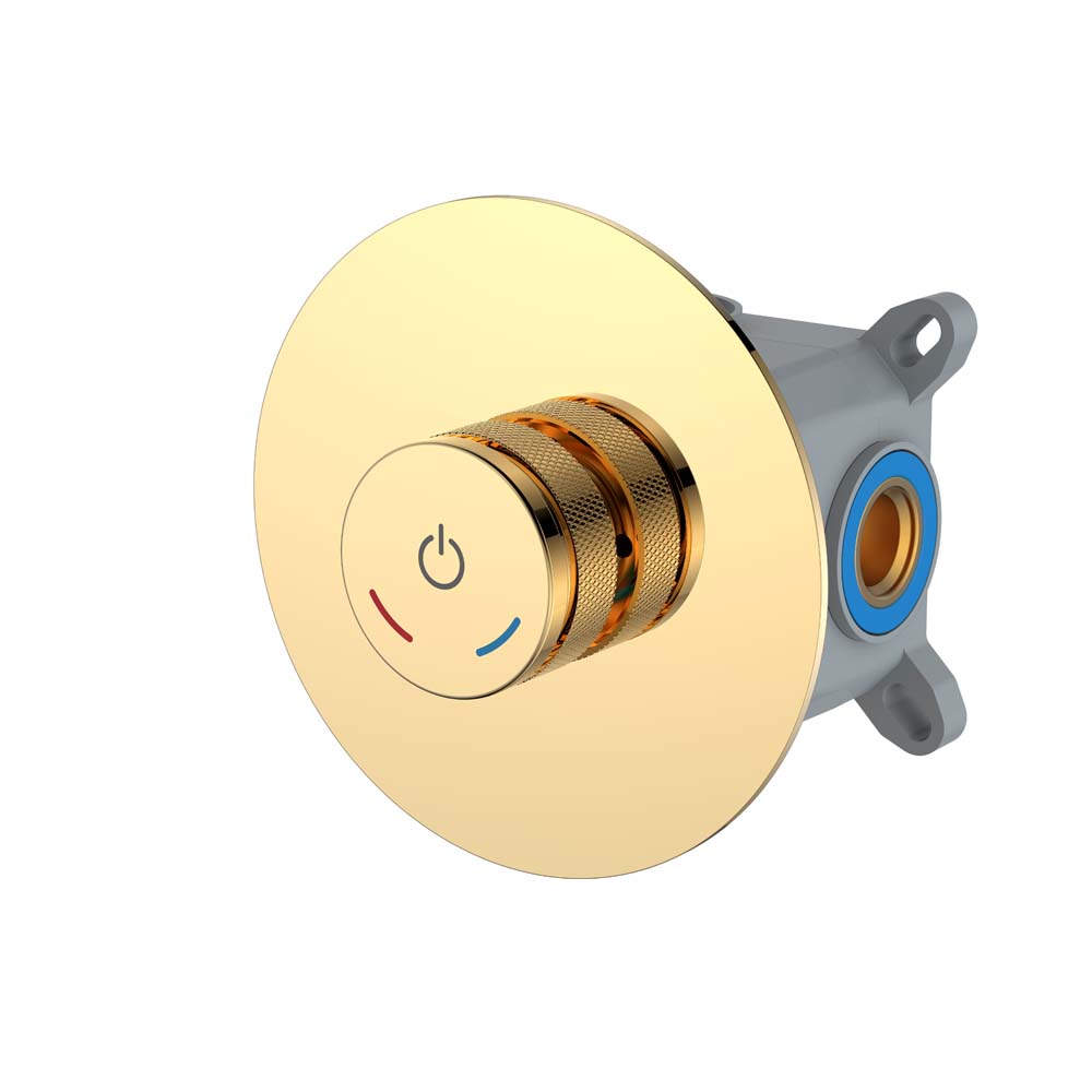 Смеситель автоматический встроенный Boheme TECH Gold 154-4-G