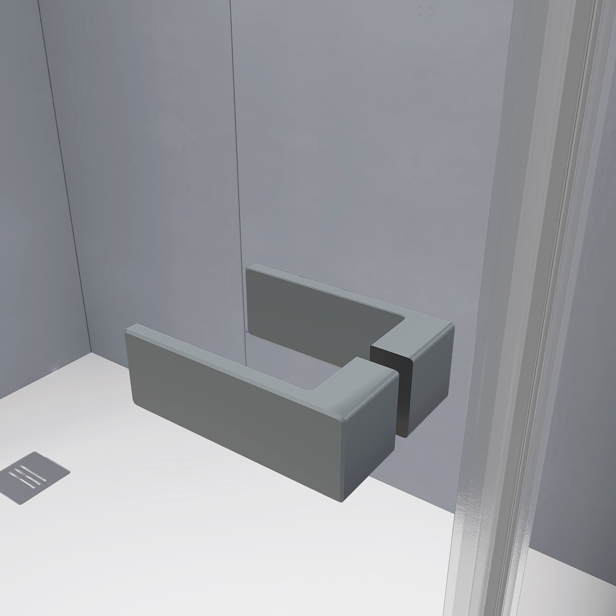 Душевой уголок RGW SV-030Gg 100х100 с распашной дверью матовое