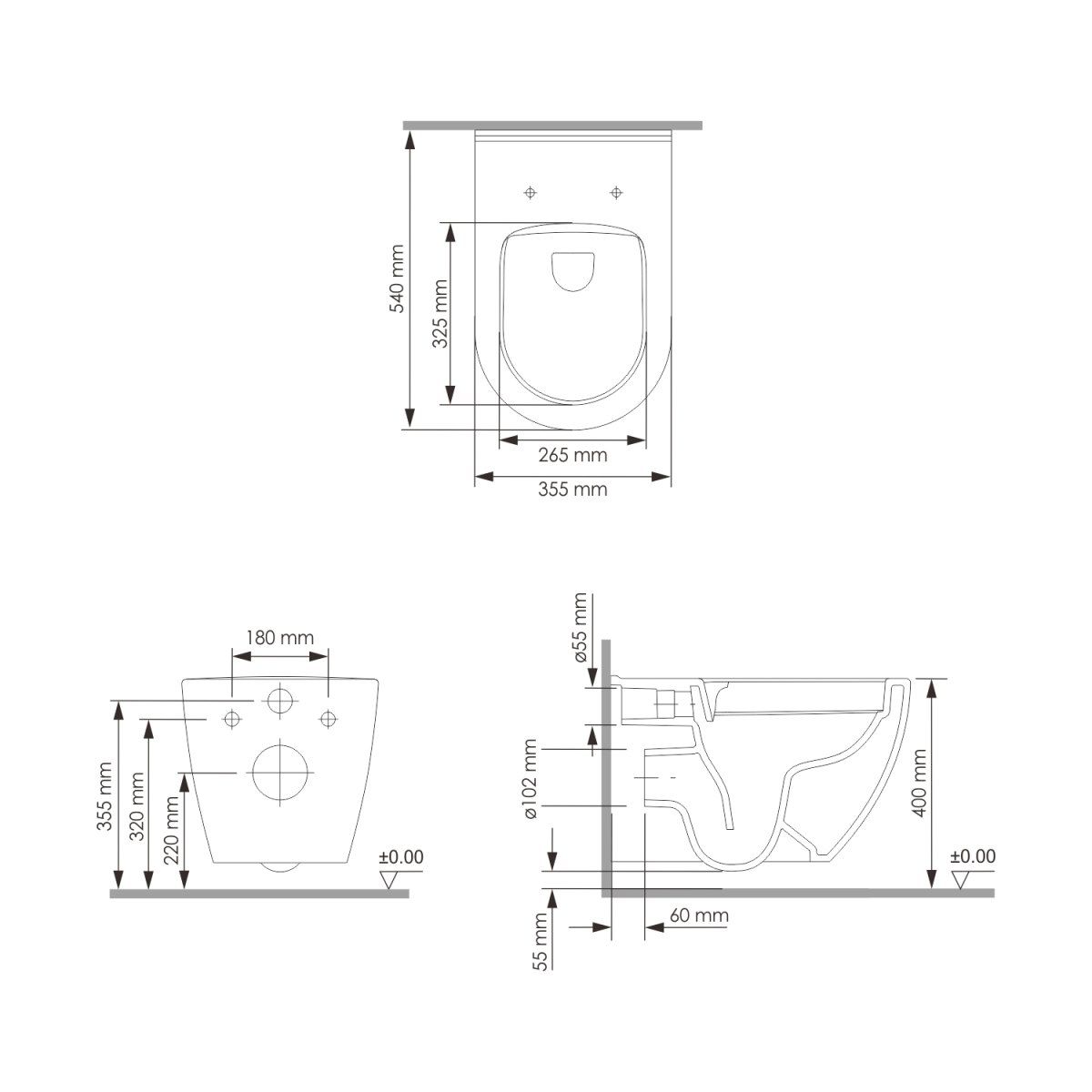Система инсталляции с унитазом Wasserkraft Salm 27TLT.010.ME.WH.GR04.H002, белый глянцевый