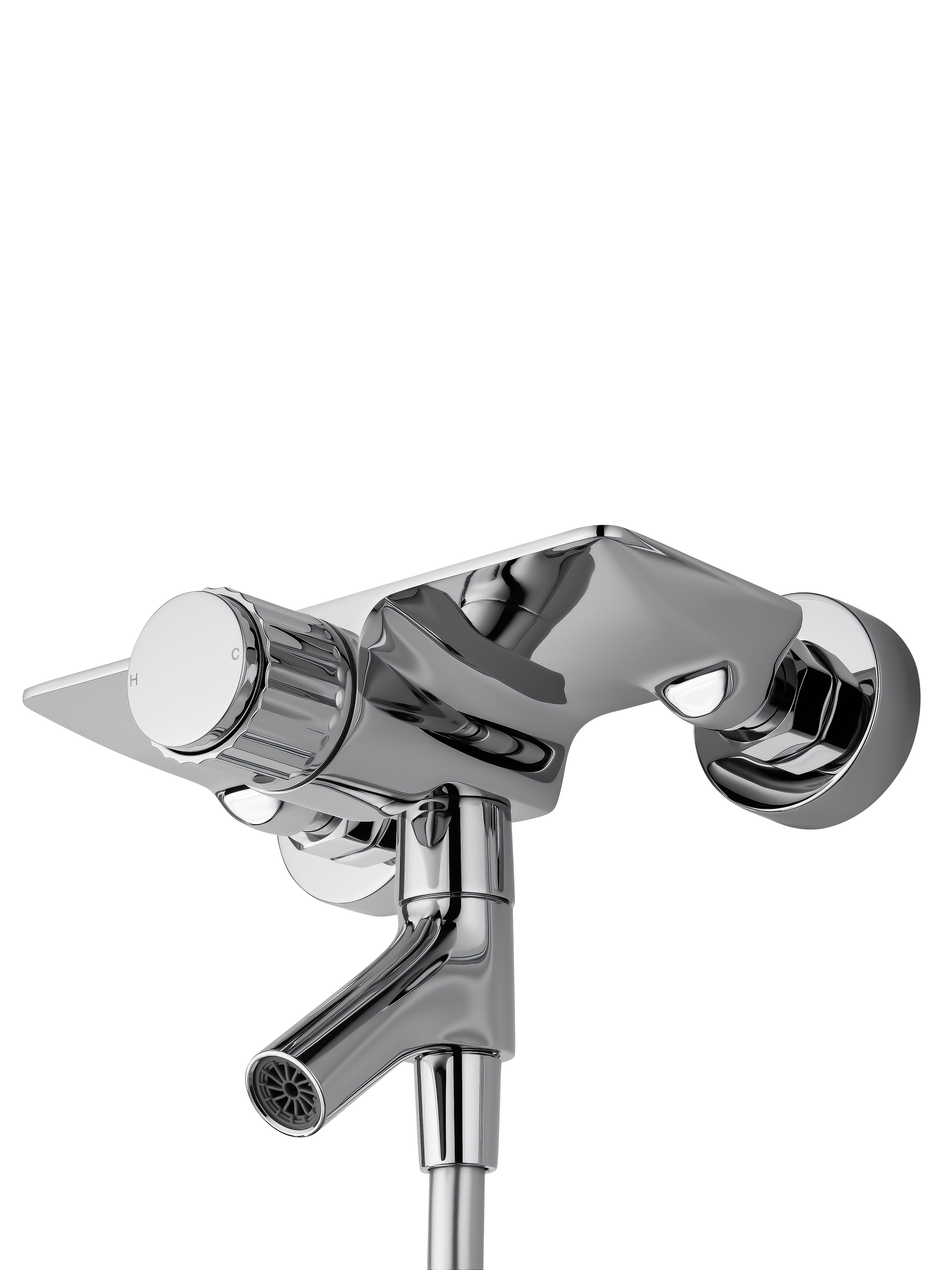 Смеситель для ванны с душем WONZON & WOGHAND CLICK, Хром WW-FE05L221-CR