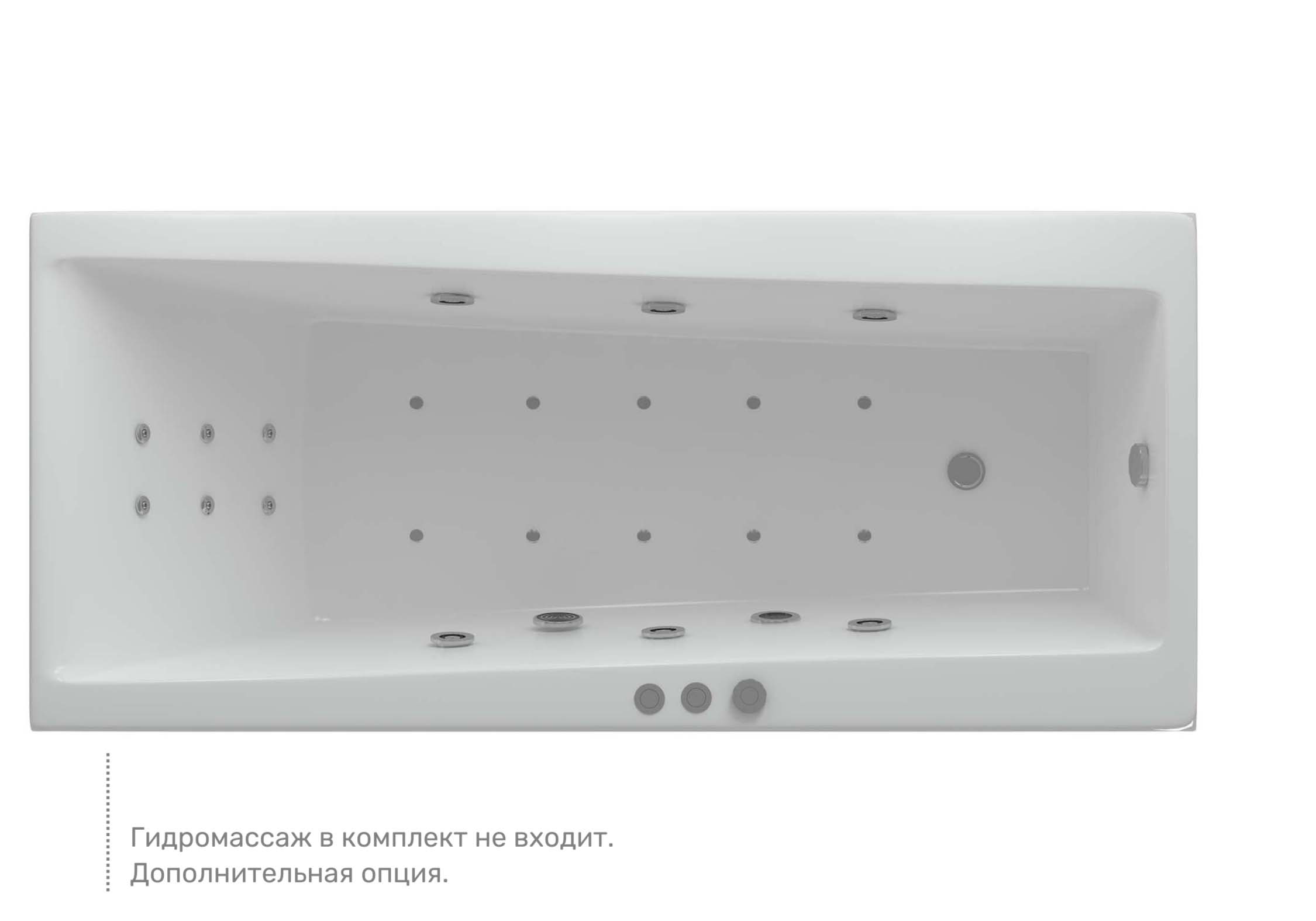 Акриловая ванна Aquatek Либра LIB170-0000024 170х70 см с фронтальным экраном (слив справа)