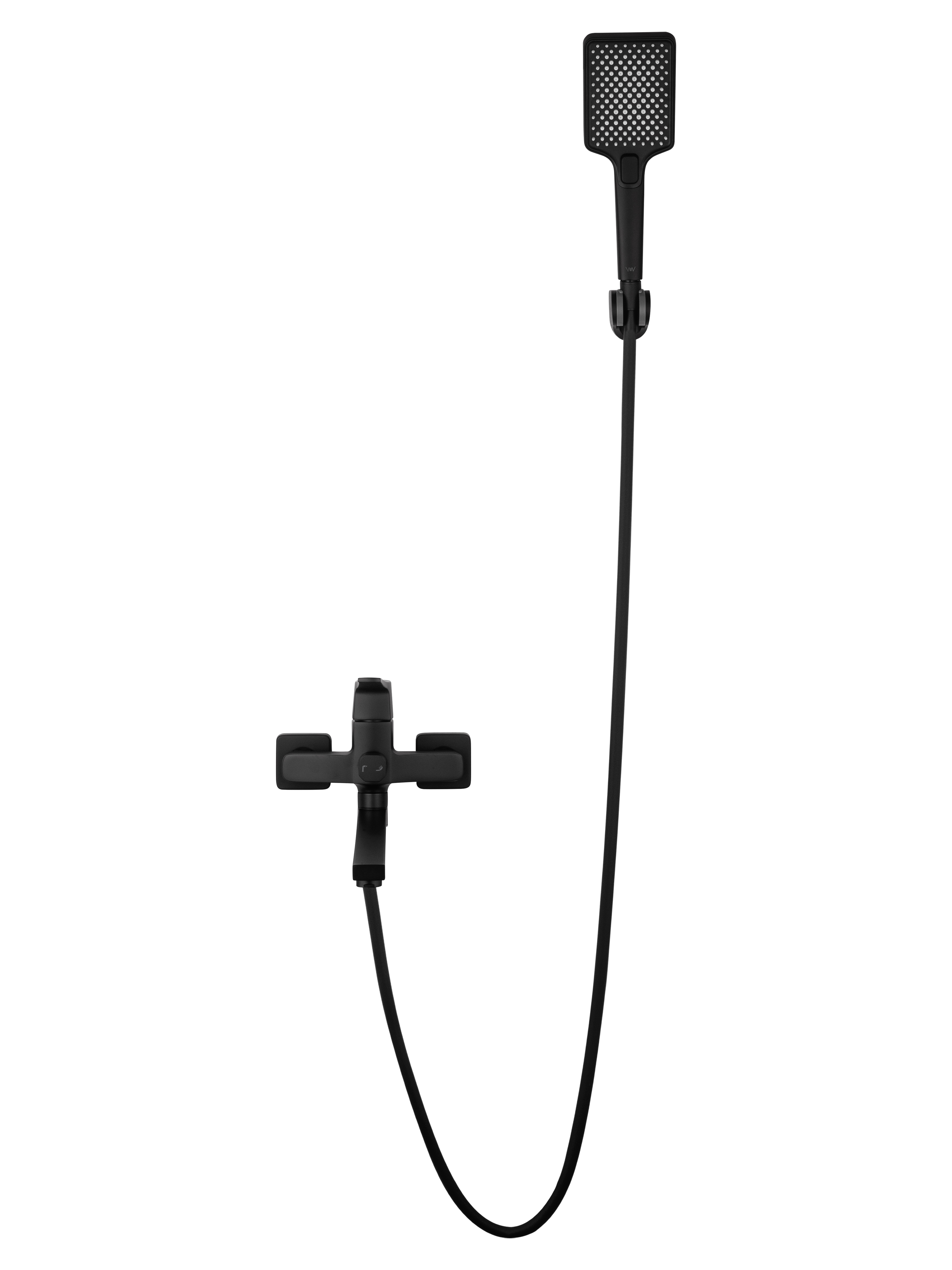 Смеситель для ванны WONZON & WOGHAND FLEX, Черный матовый WW-639906-MB