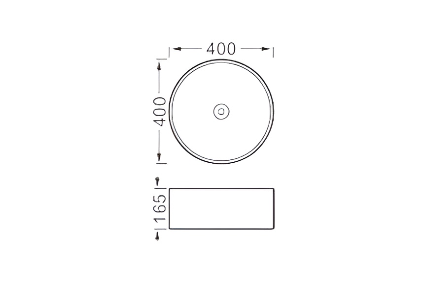 Раковина накладная Aquatek AQ5118-MG серый матовый