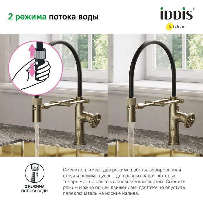 Смеситель для кухни Iddis Grange GRAMGFLi05