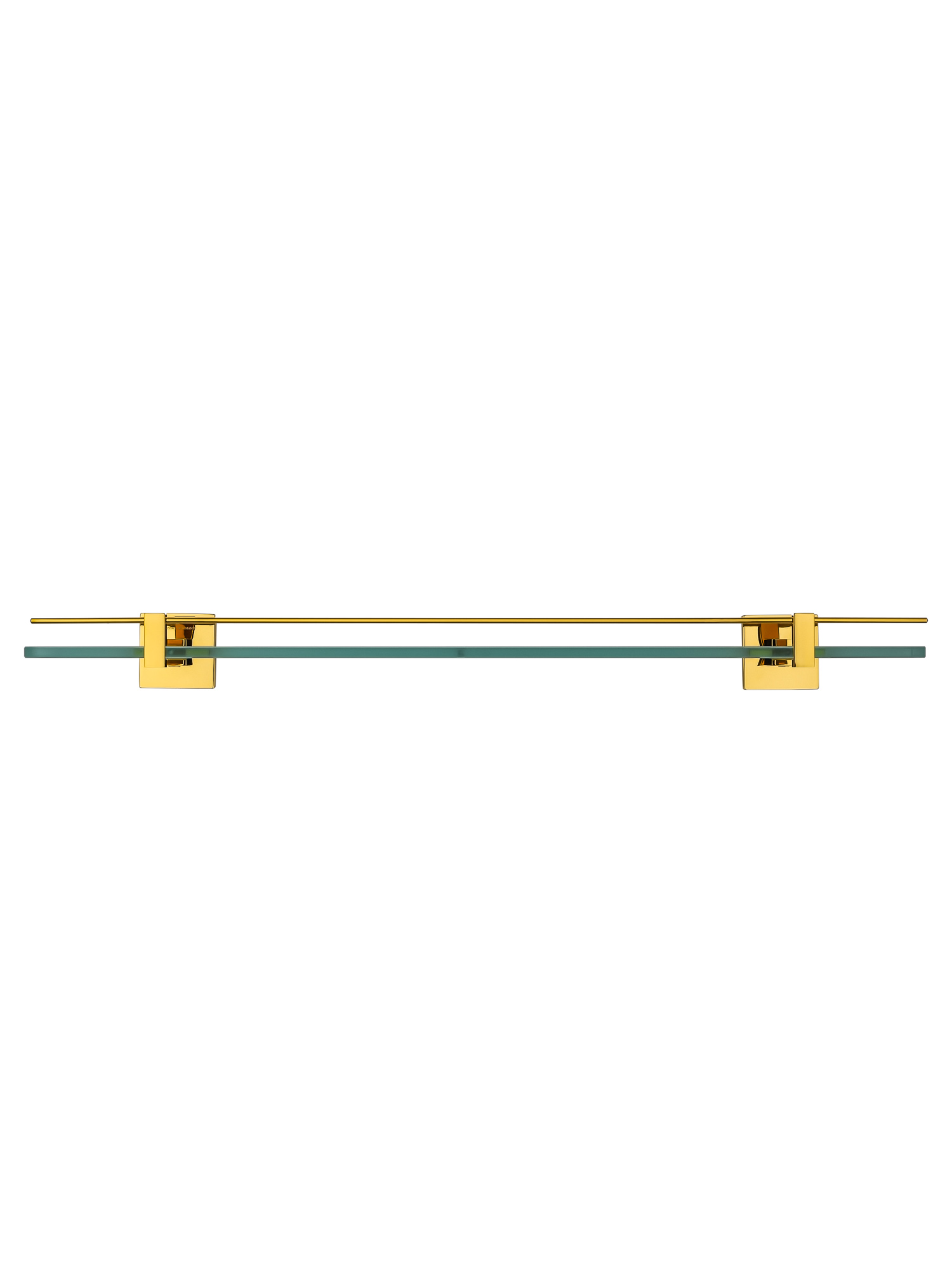 Стеклянная полка для ванной WONZON & WOGHAND POLO, Темное золото WW-8927-DG
