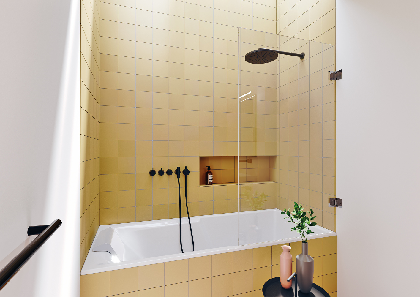 Акриловая ванна RIHO Still Shower 180x80 LED