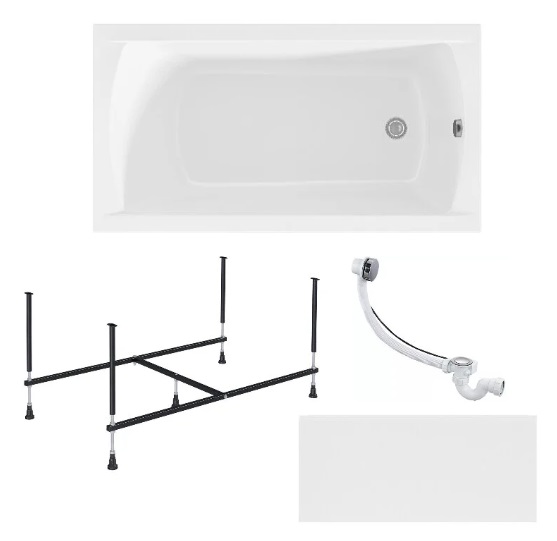 Ванна акриловая 1MarKa Modern 175x70 см Премиум