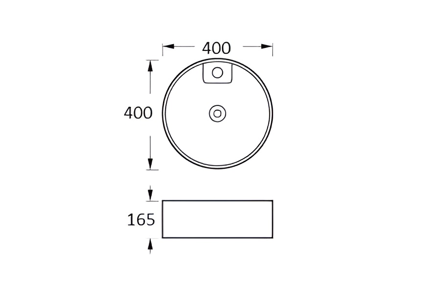 Раковина накладная Aquatek AQ5118-MW белый матовый